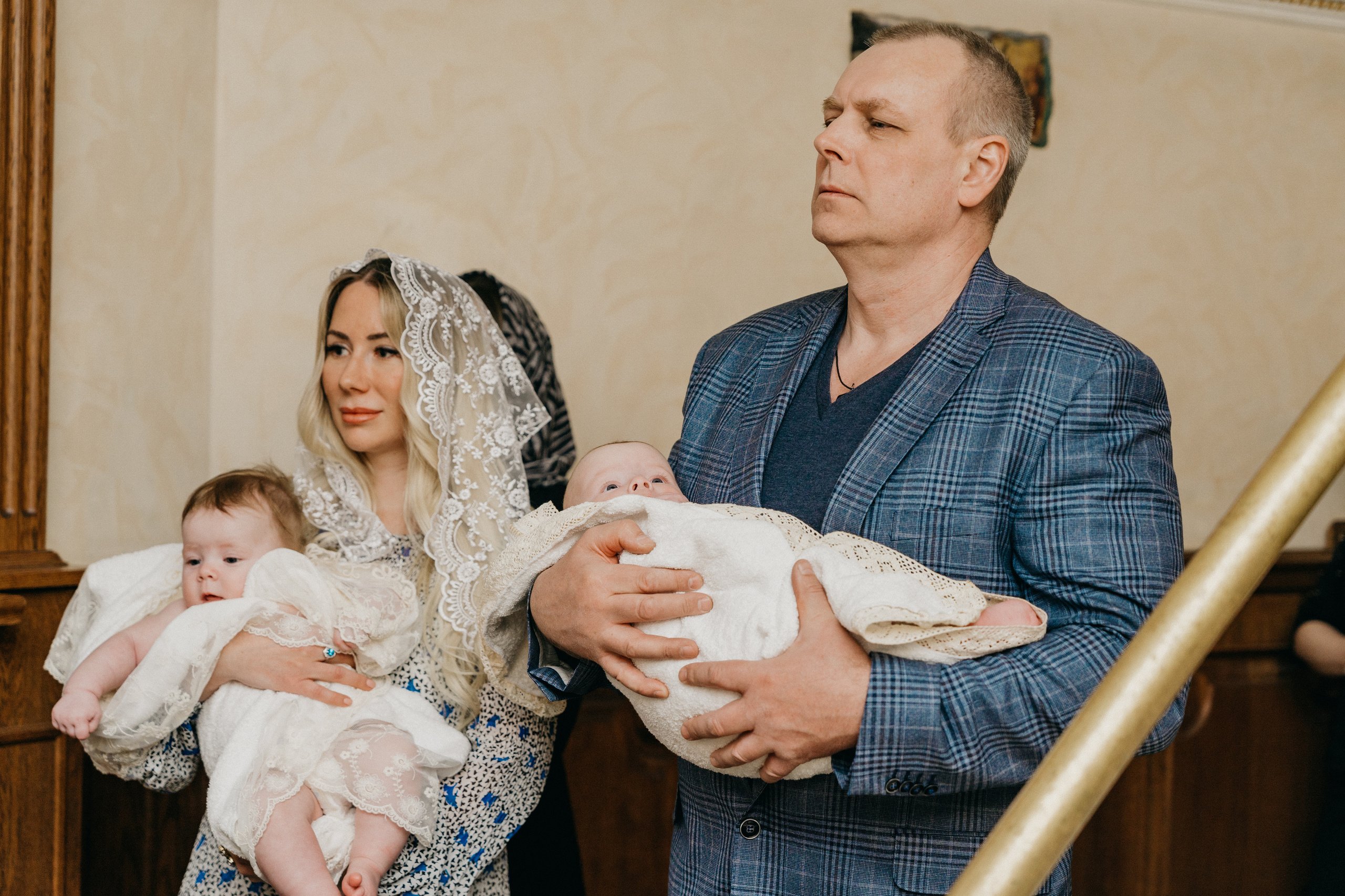 Крещение Марка и Майи. Фотограф Никита Комаров