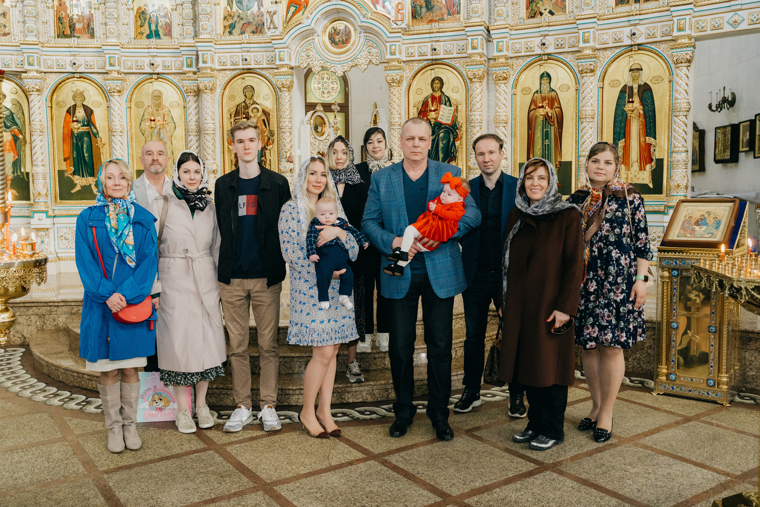 Крещение Марка и Майи. Фотограф Никита Комаров