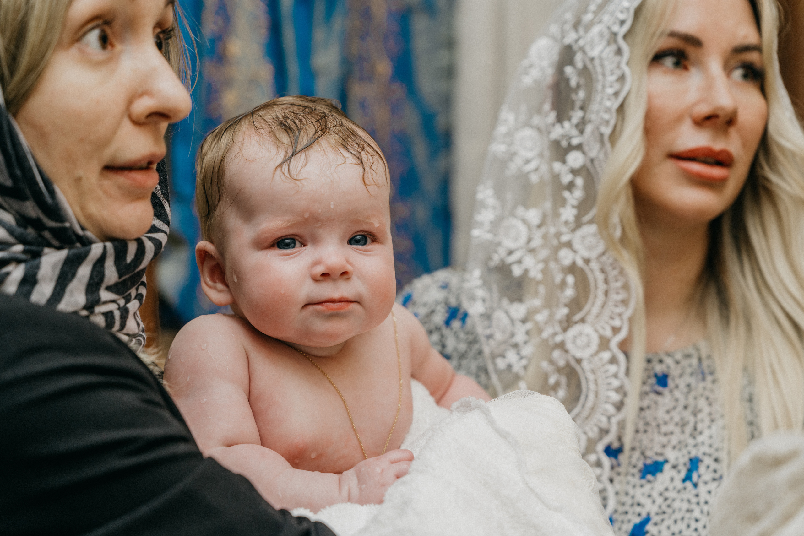 Крещение Марка и Майи. Фотограф Никита Комаров