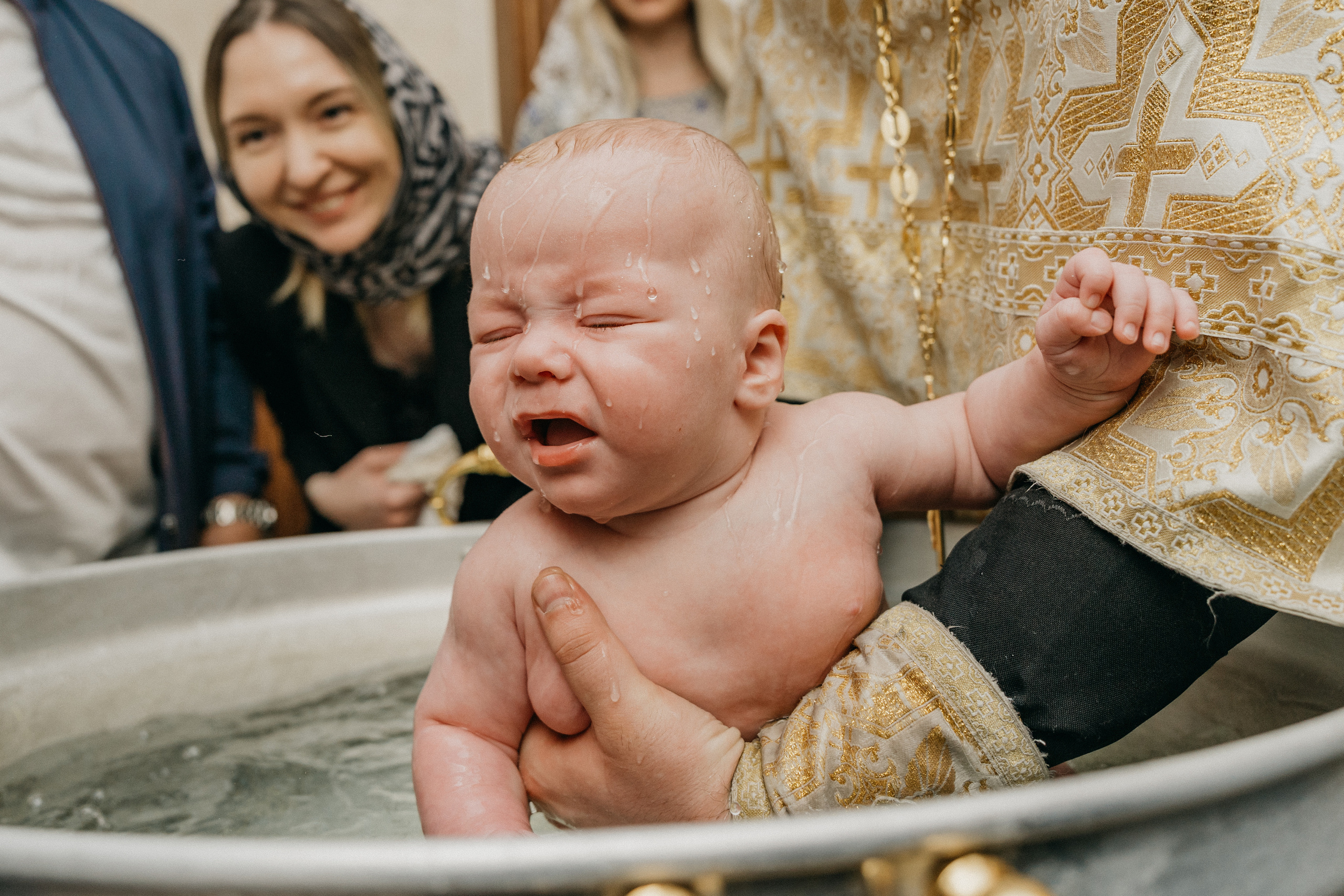 Крещение Марка и Майи. Фотограф Никита Комаров