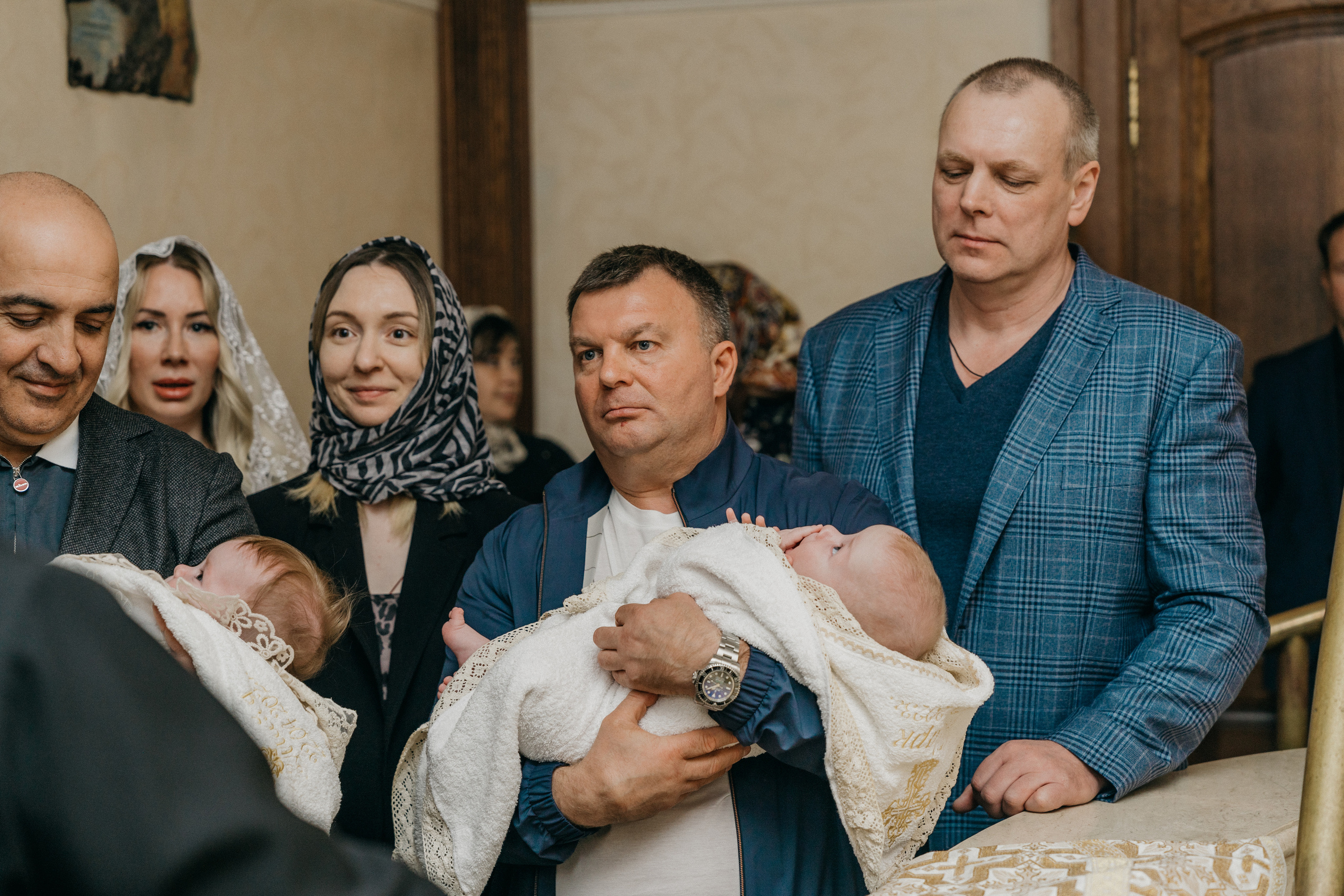 Крещение Марка и Майи. Фотограф Никита Комаров