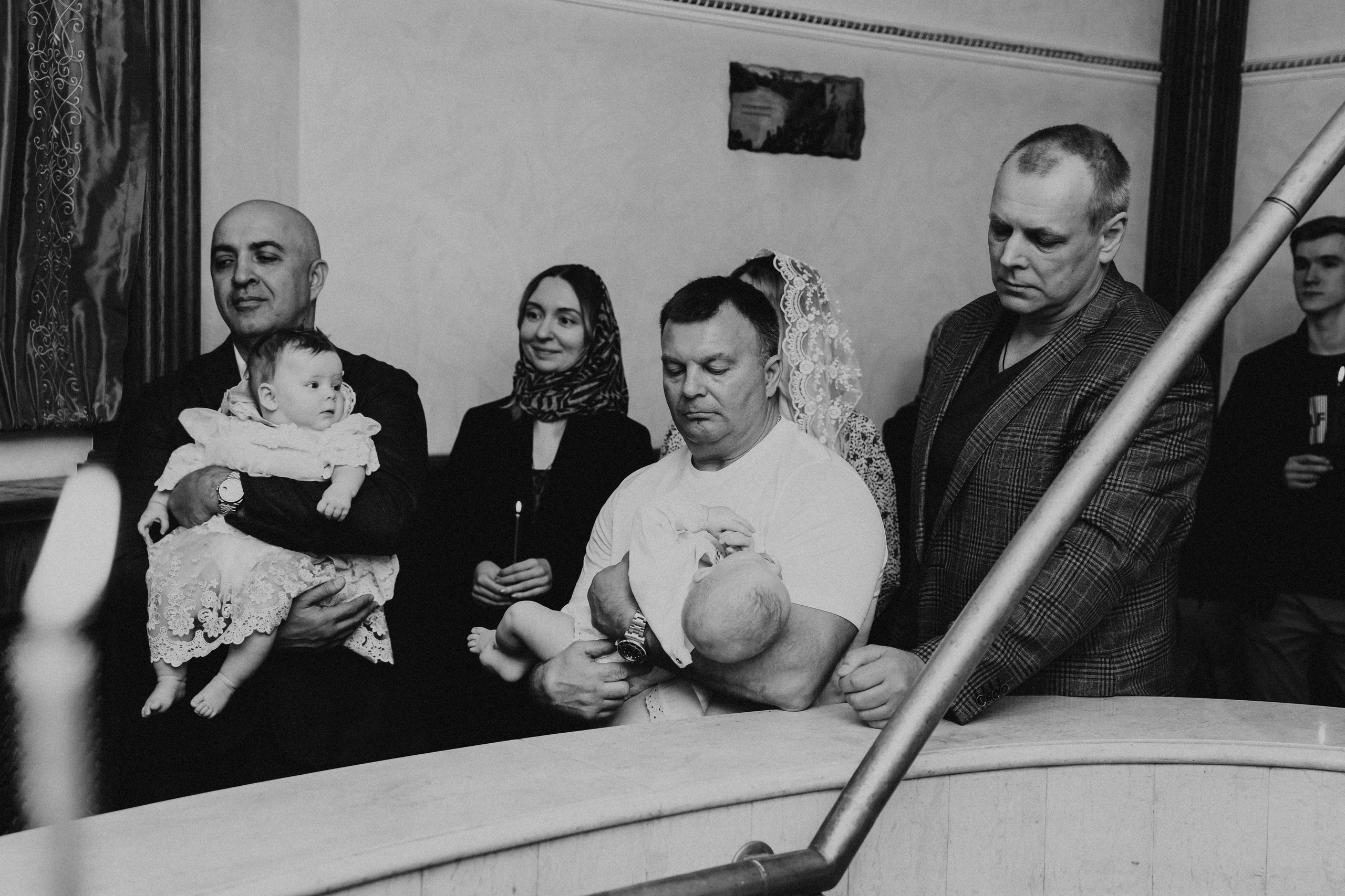 Крещение Марка и Майи. Фотограф Никита Комаров