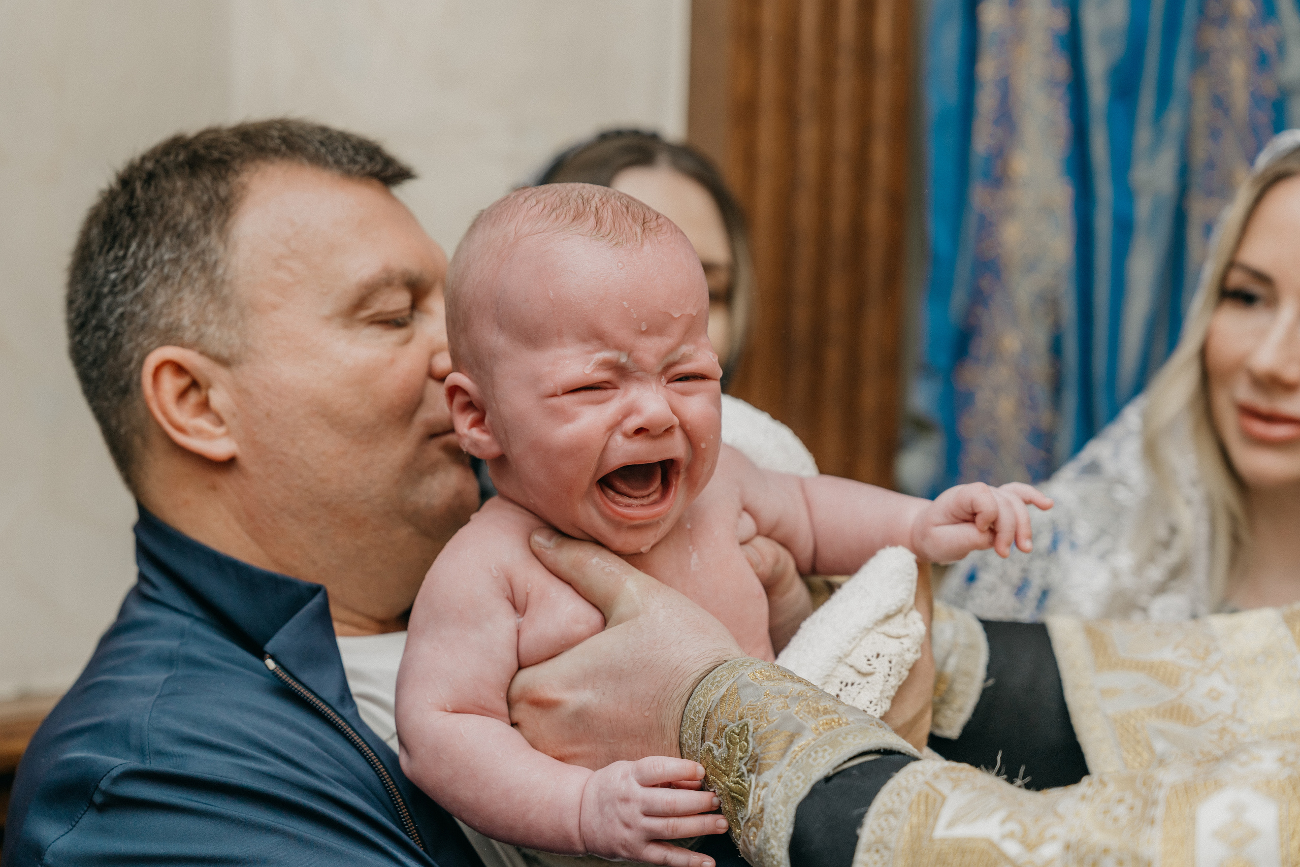 Крещение Марка и Майи. Фотограф Никита Комаров