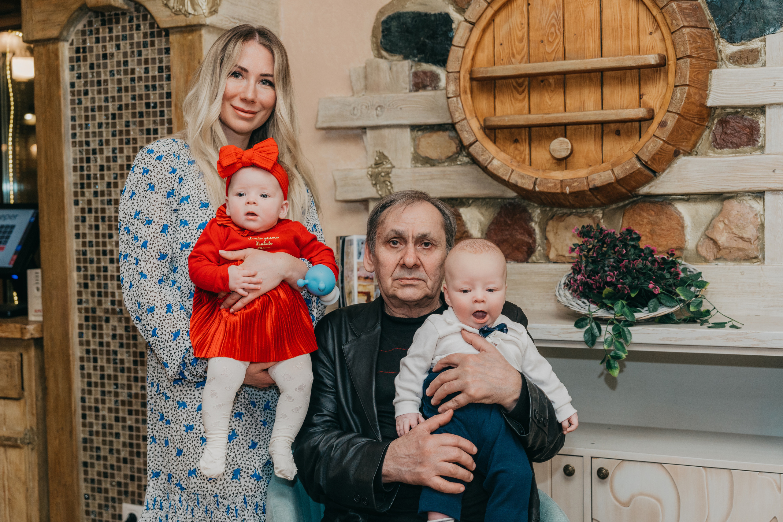 Крещение Марка и Майи. Фотограф Никита Комаров