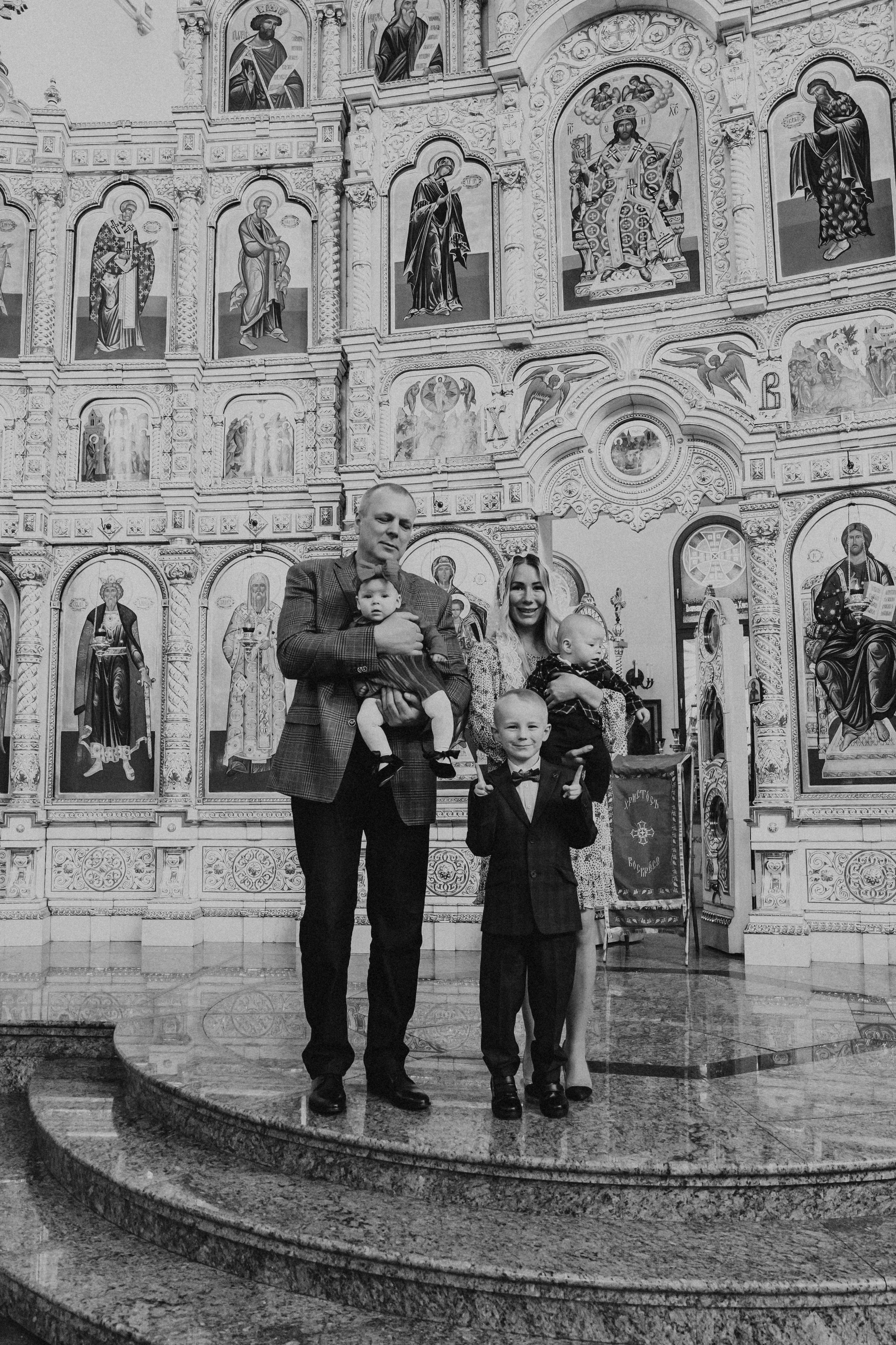 Крещение Марка и Майи. Фотограф Никита Комаров