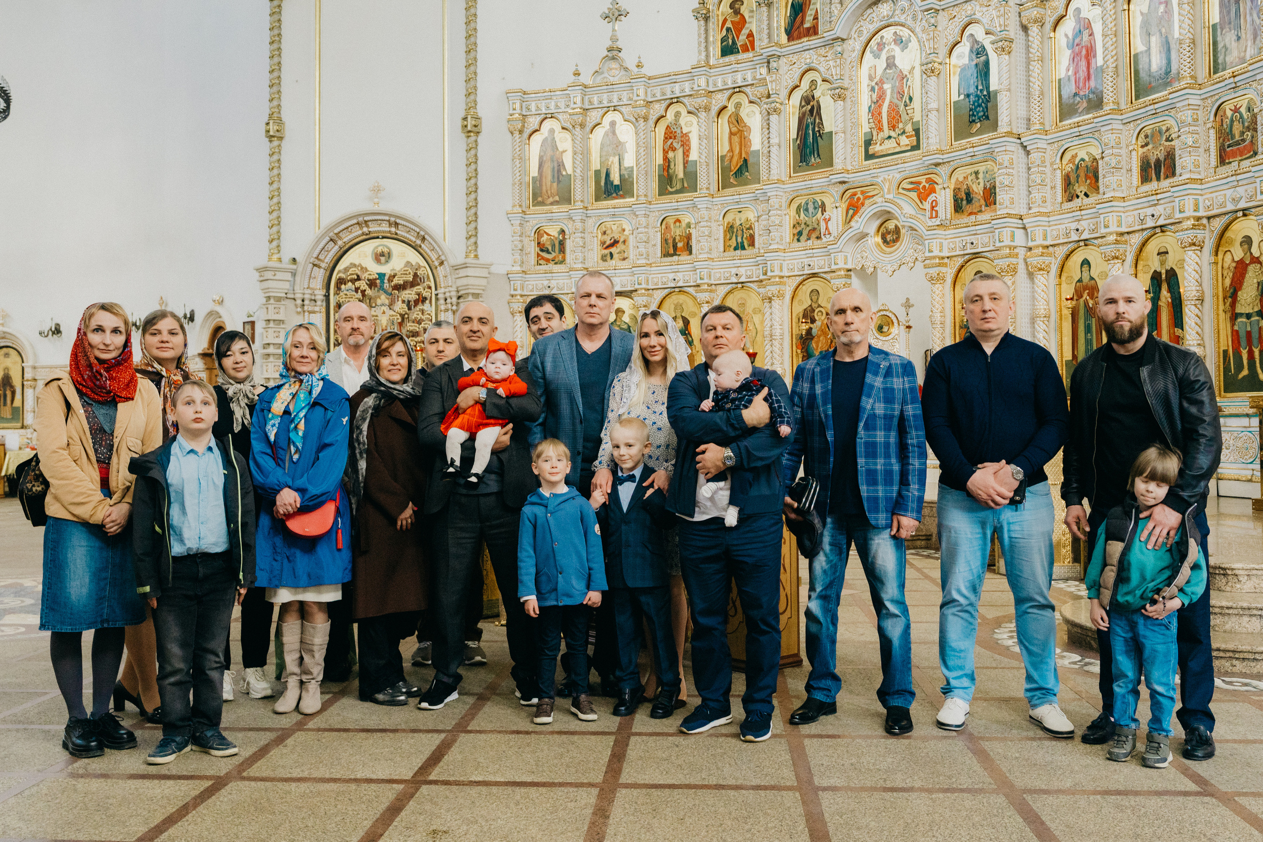 Крещение Марка и Майи. Фотограф Никита Комаров