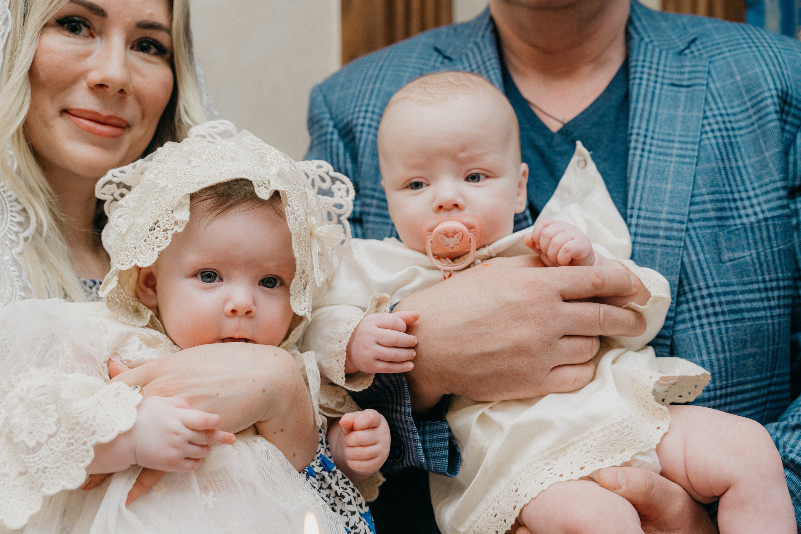 Крещение Марка и Майи. Фотограф Никита Комаров