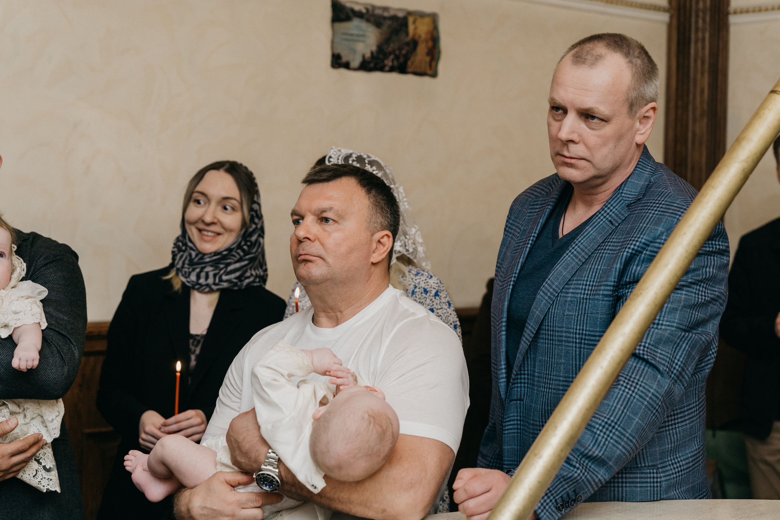 Крещение Марка и Майи. Фотограф Никита Комаров