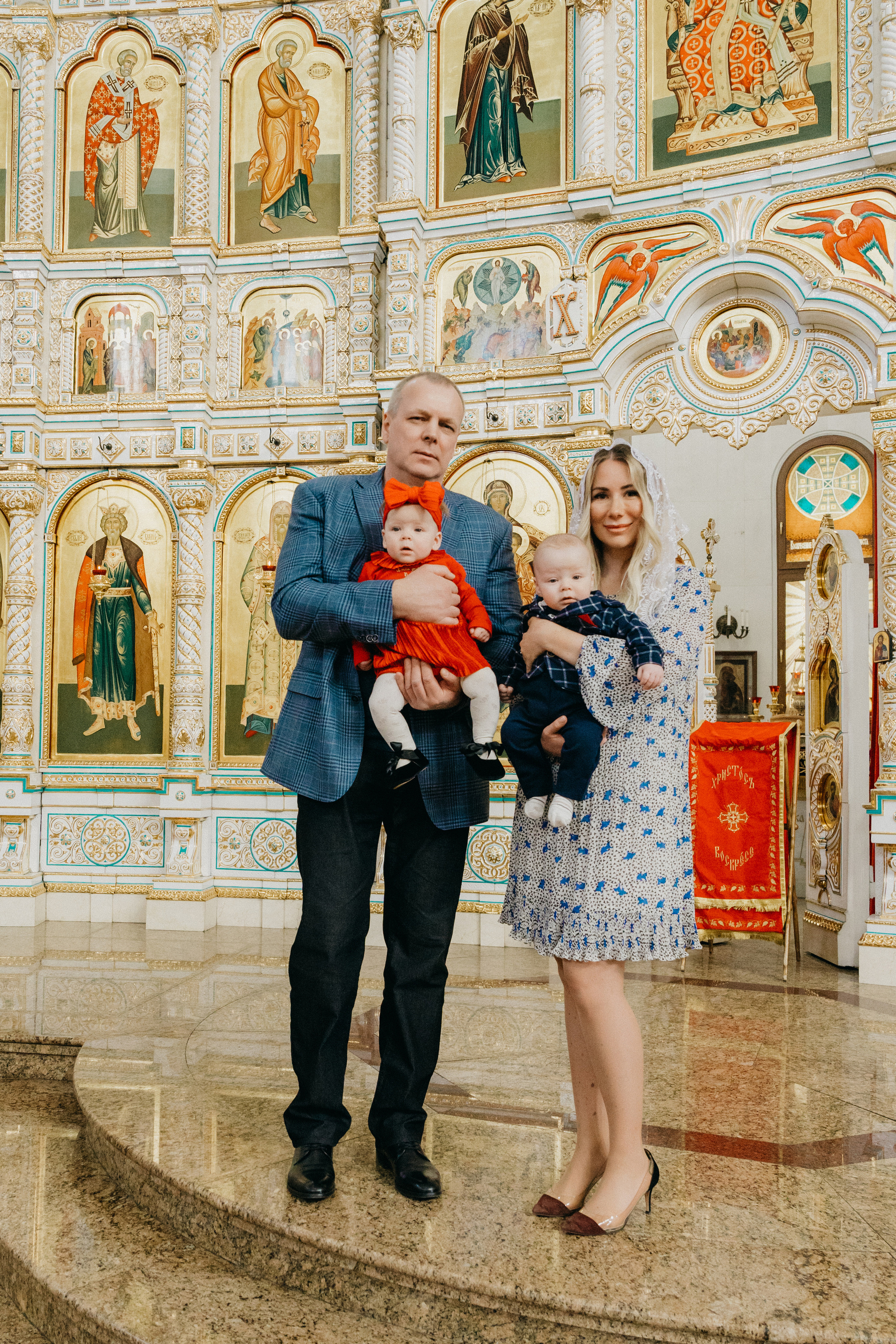 Крещение Марка и Майи. Фотограф Никита Комаров