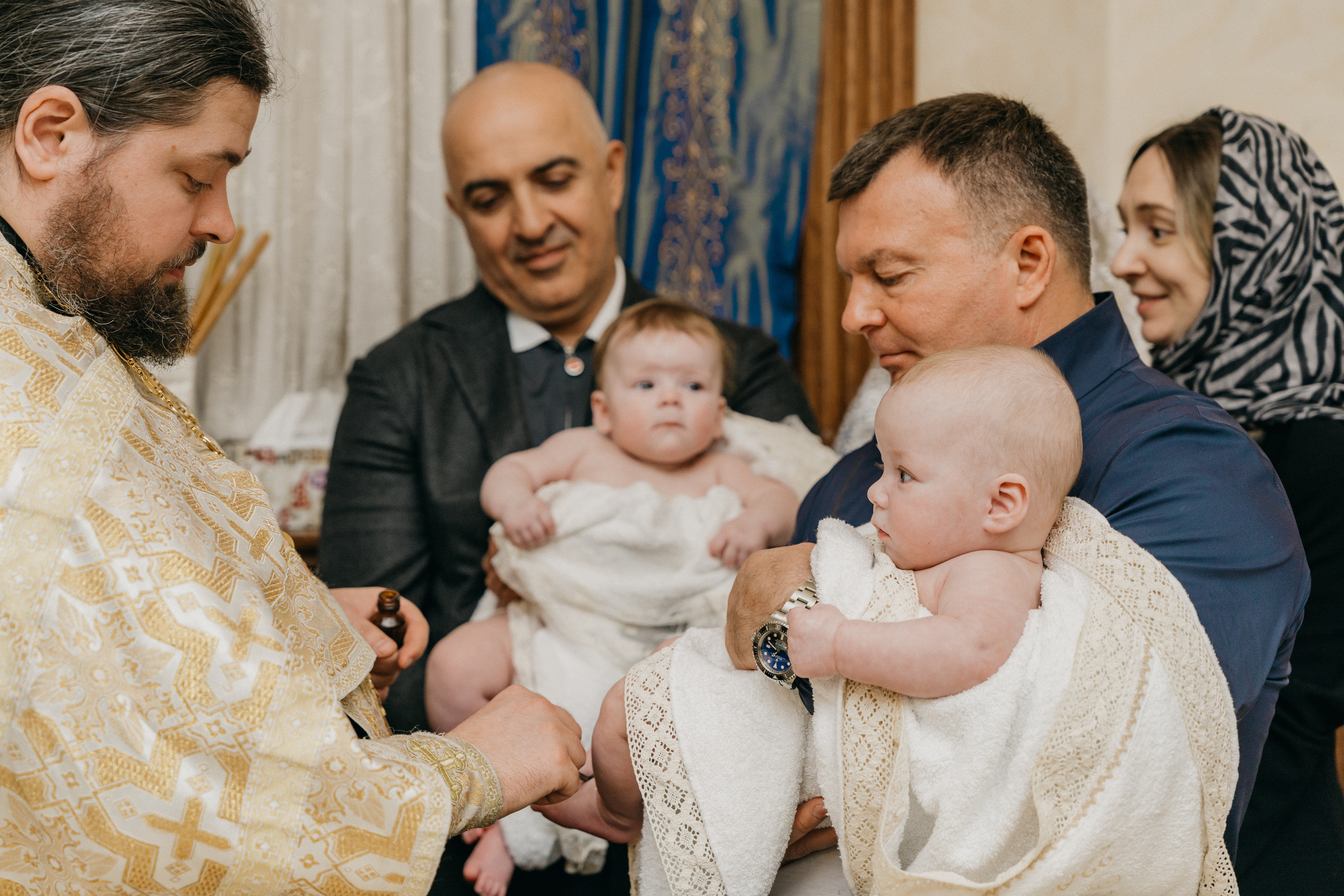 Крещение Марка и Майи. Фотограф Никита Комаров