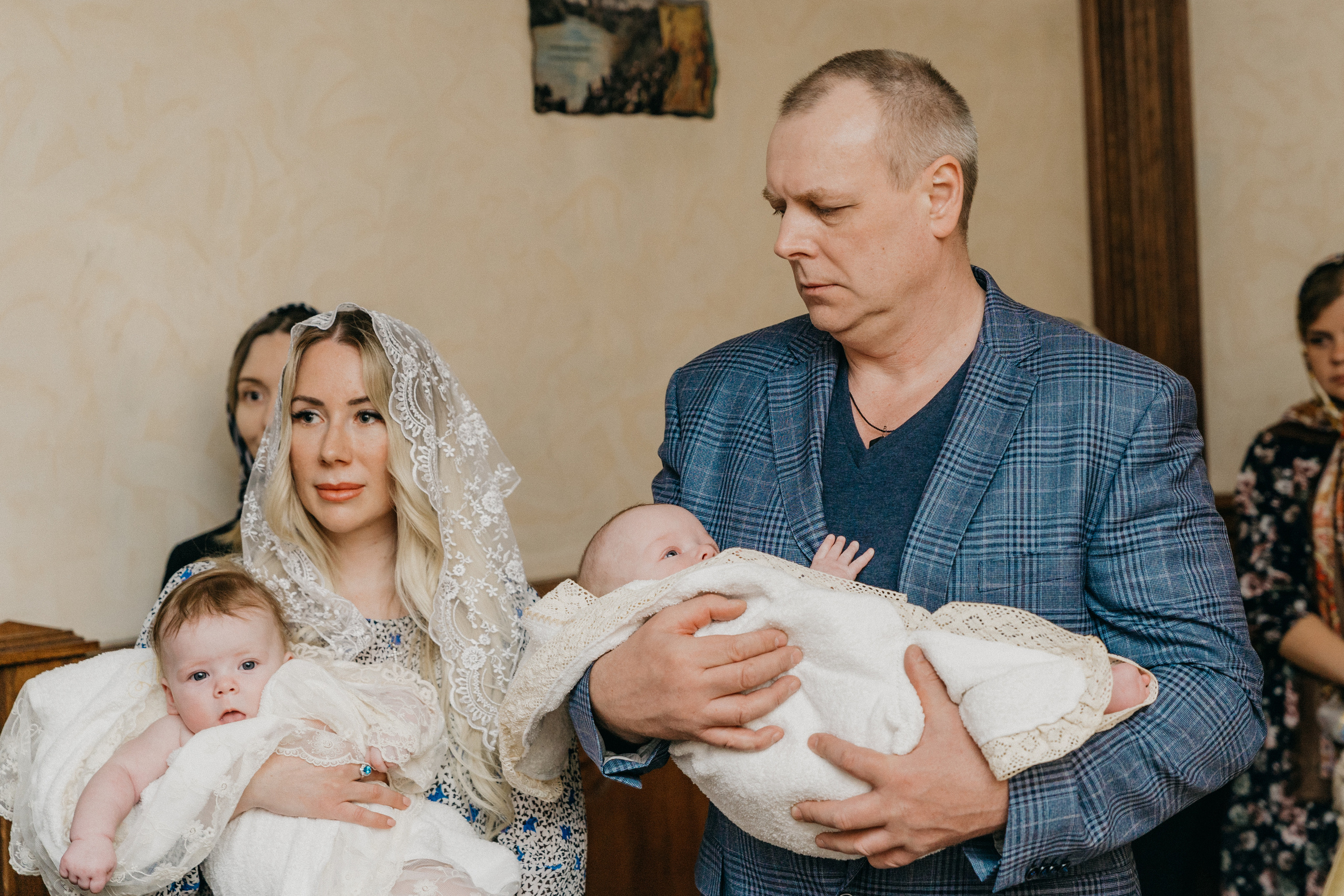 Крещение Марка и Майи. Фотограф Никита Комаров