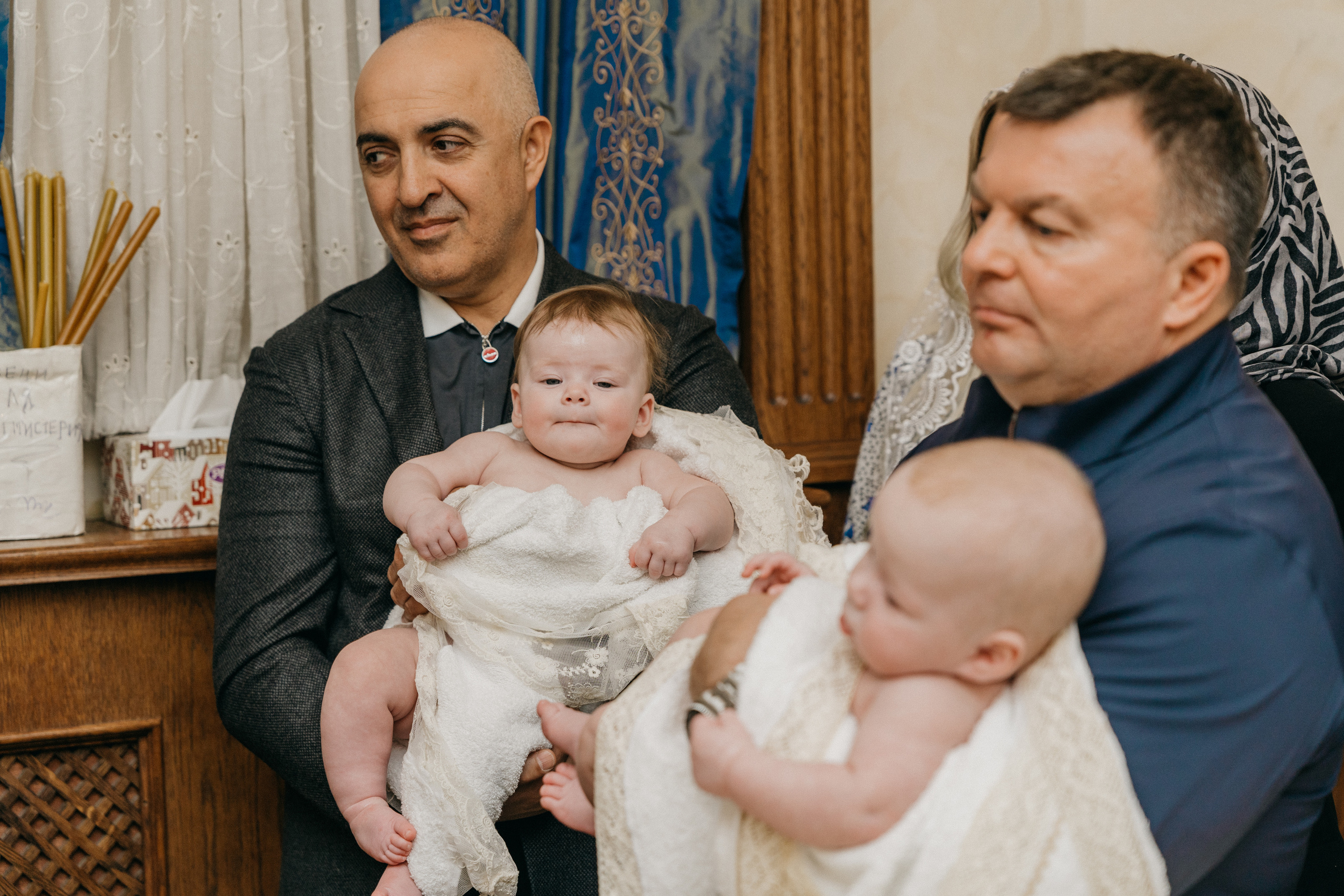 Крещение Марка и Майи. Фотограф Никита Комаров