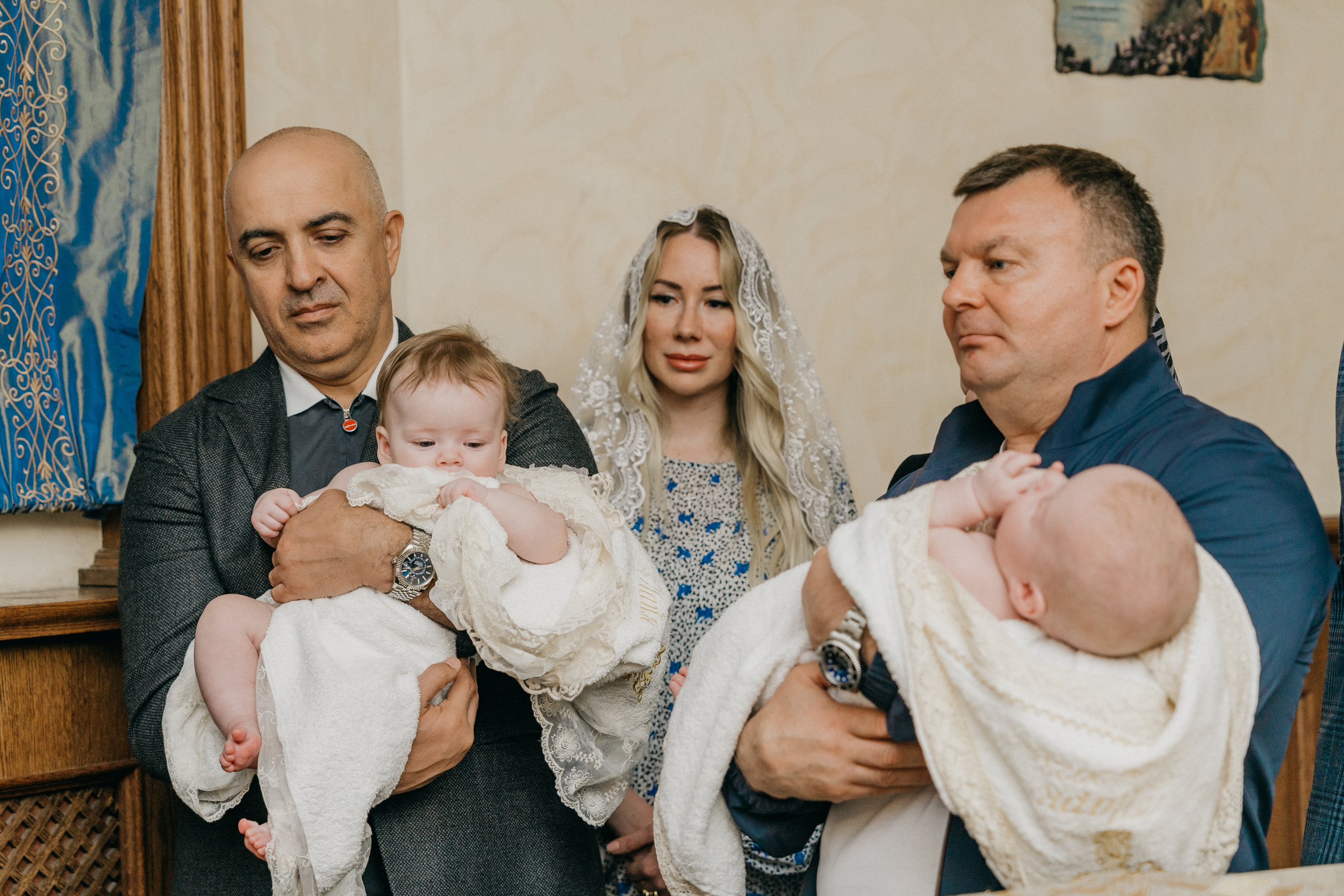 Крещение Марка и Майи. Фотограф Никита Комаров