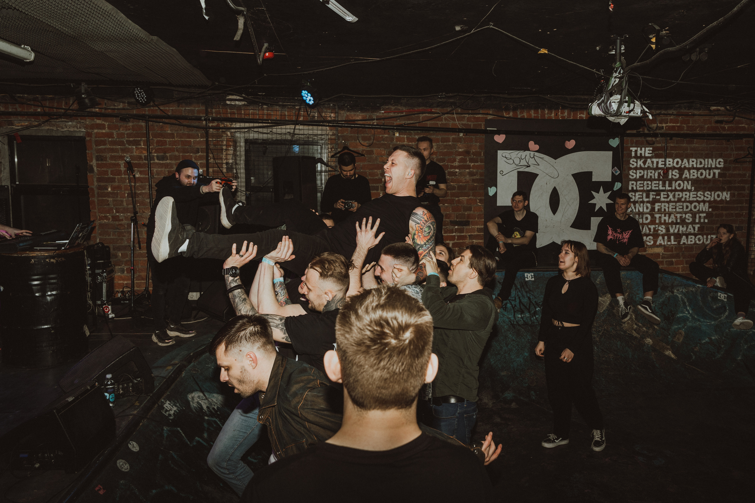 SADNESS OF GAIA live at PUNK FICTION 2023. Фотограф Никита Комаров