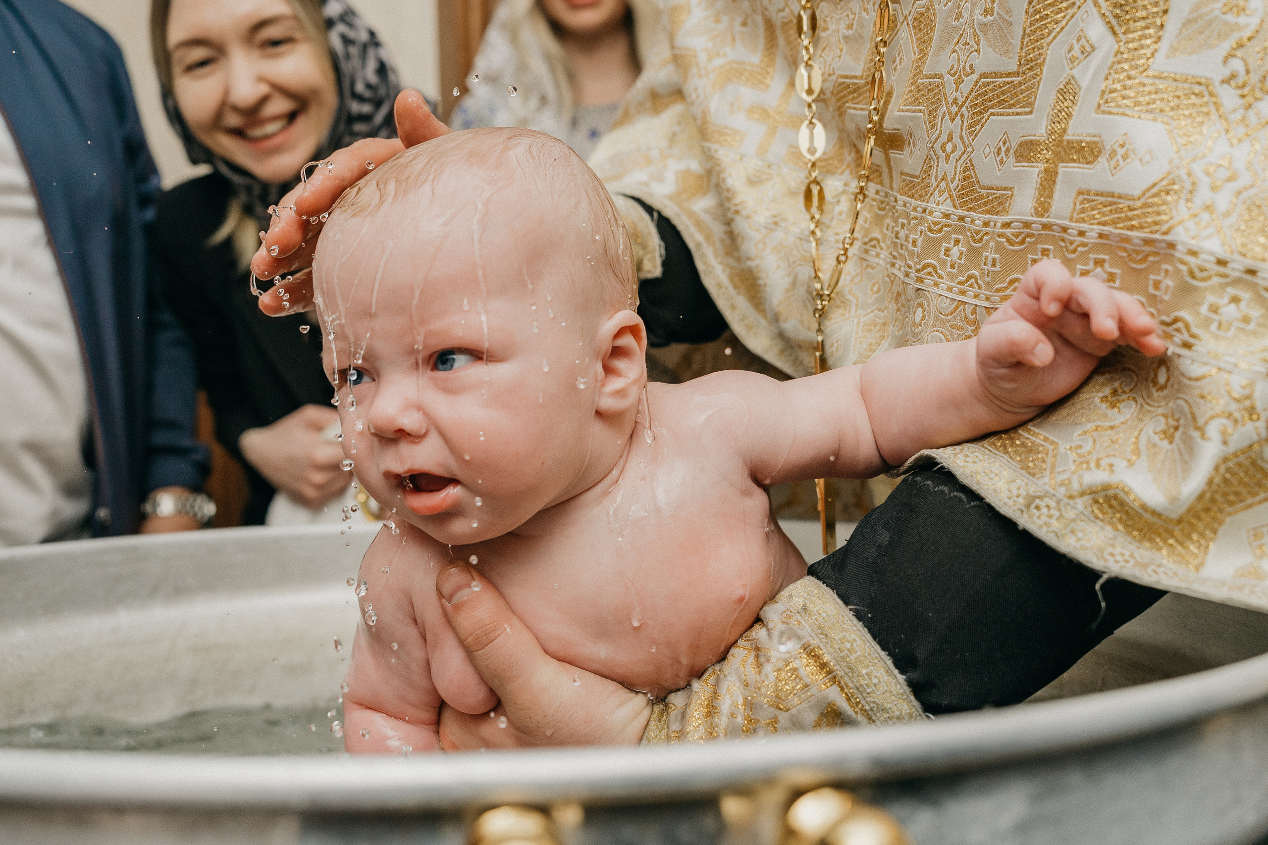 Крещение Марка и Майи. Фотограф Никита Комаров