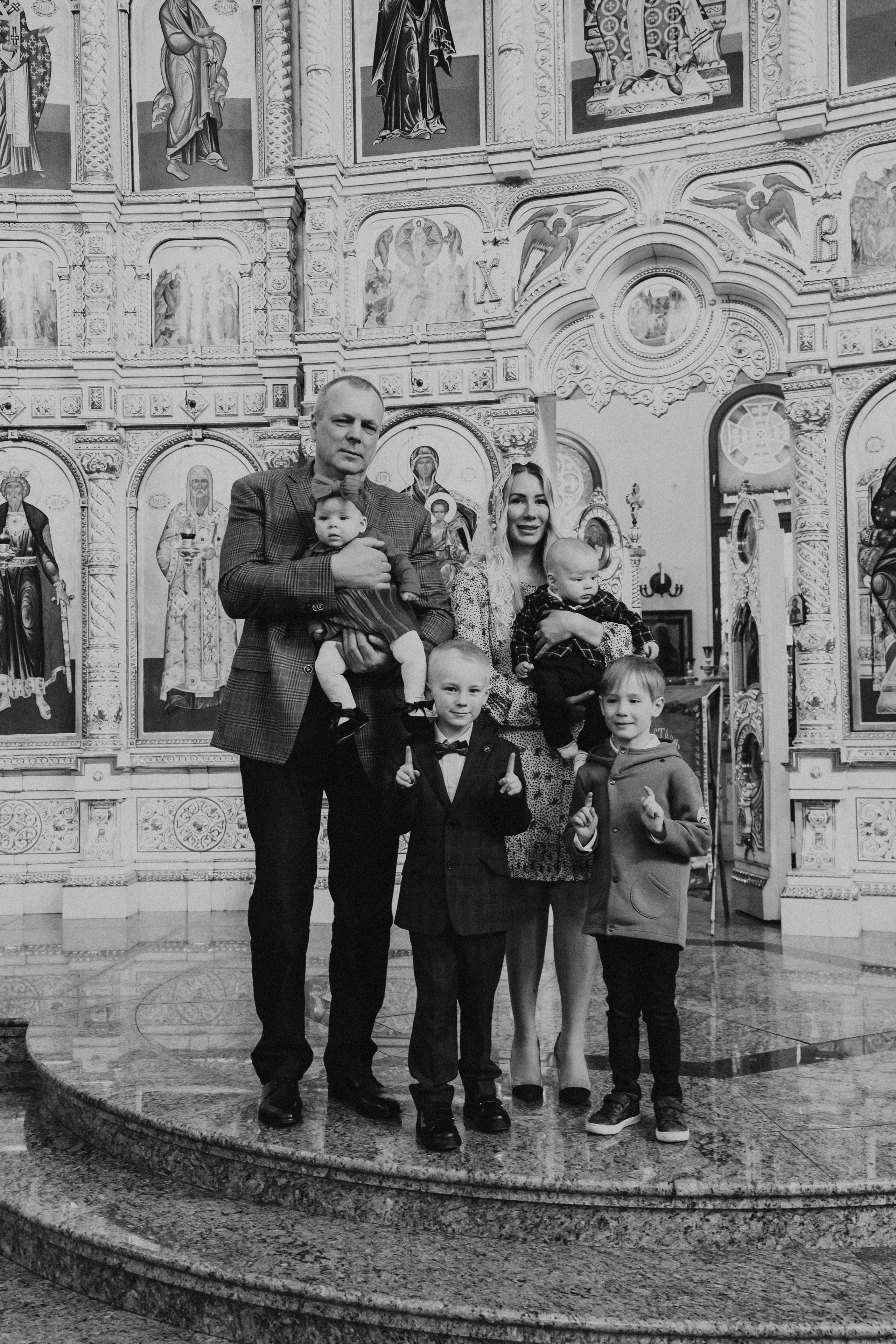 Крещение Марка и Майи. Фотограф Никита Комаров