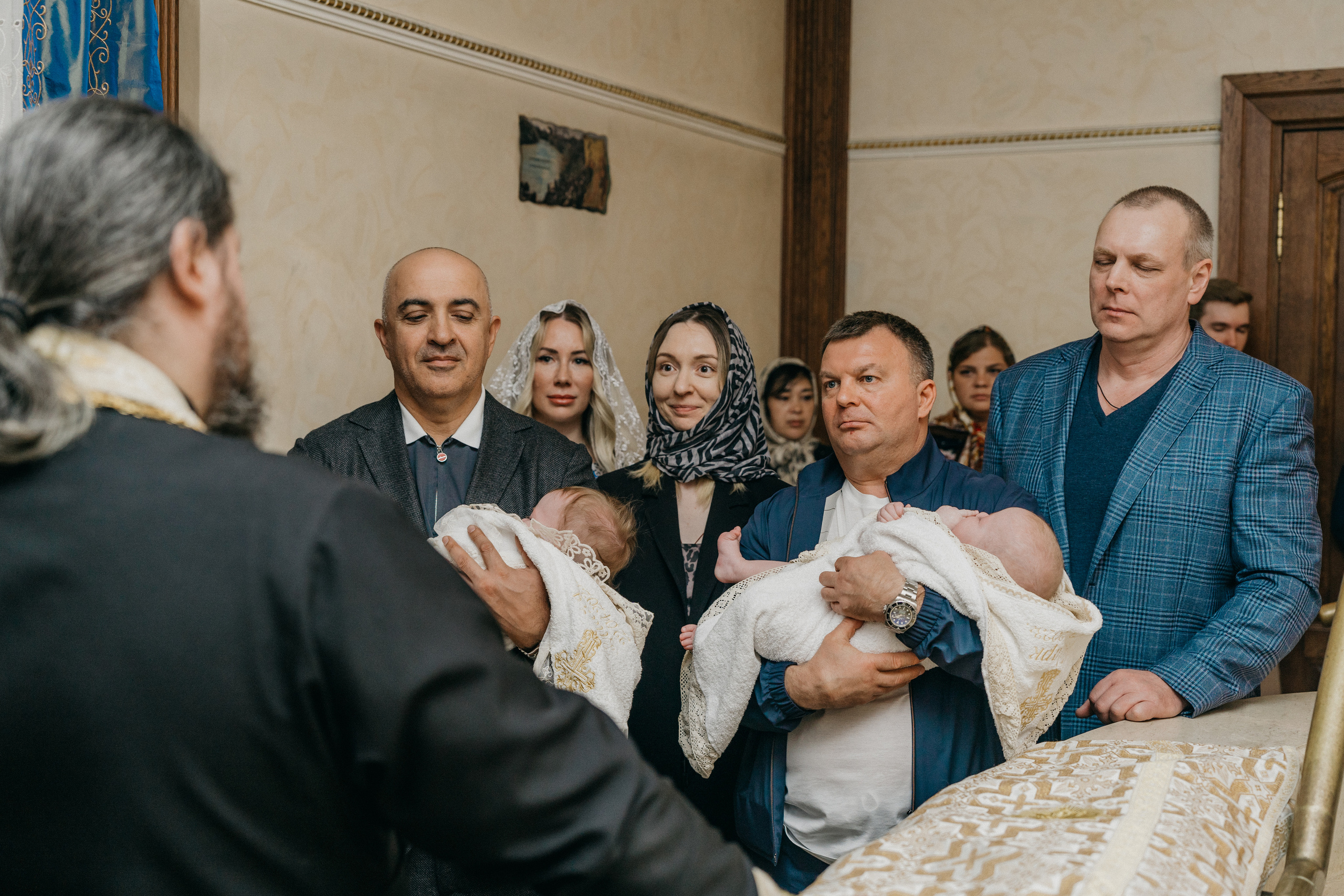 Крещение Марка и Майи. Фотограф Никита Комаров