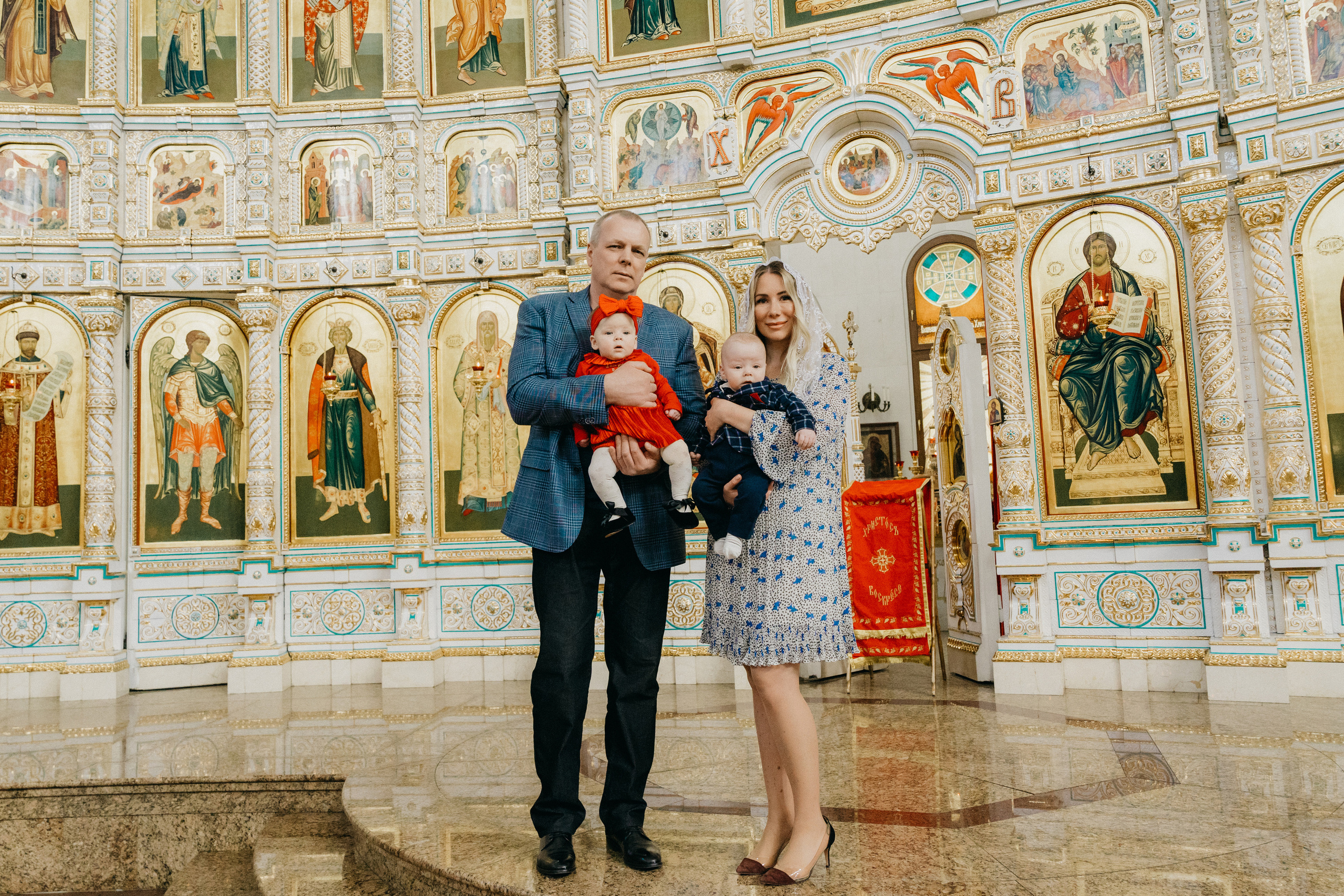 Крещение Марка и Майи. Фотограф Никита Комаров