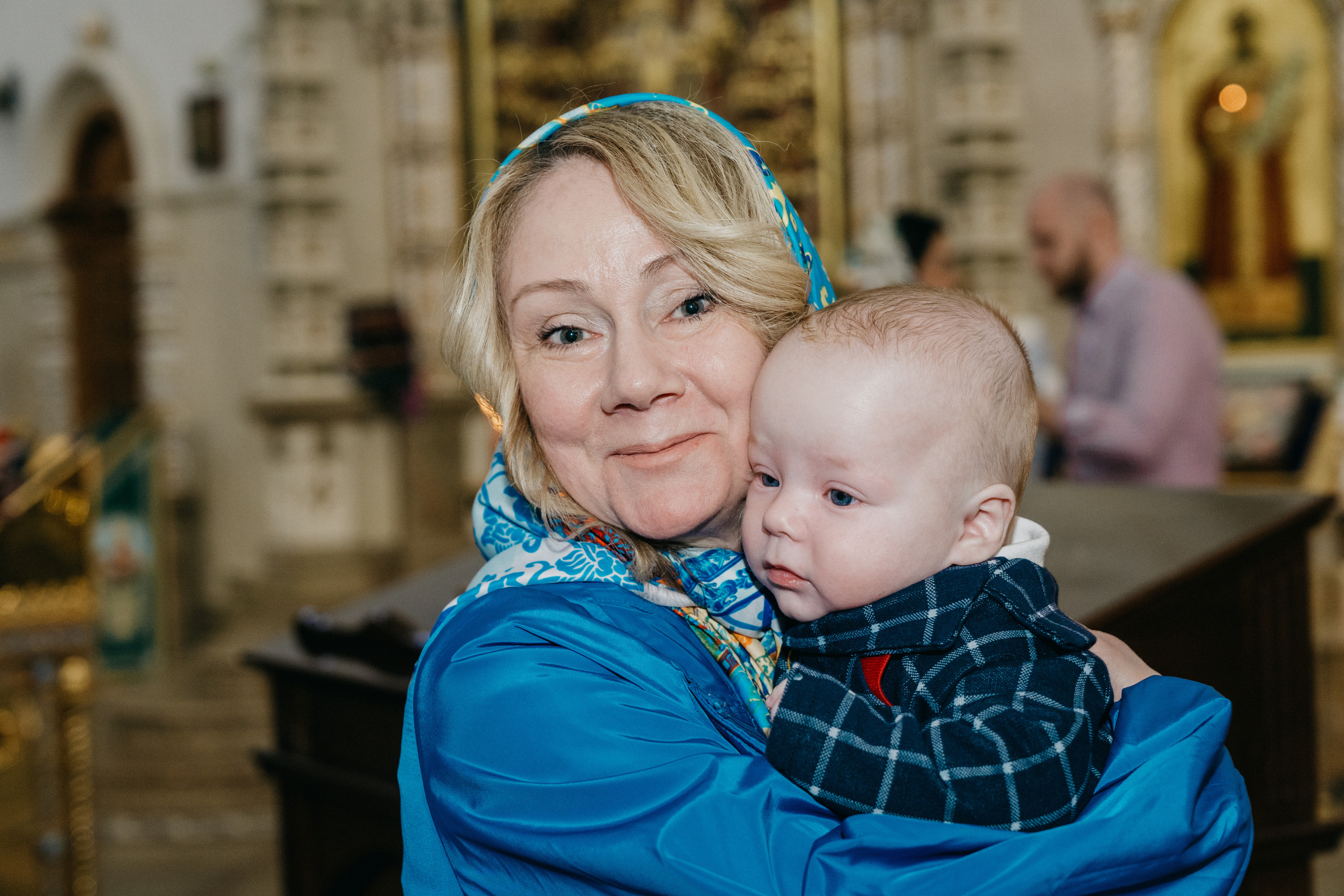 Крещение Марка и Майи. Фотограф Никита Комаров