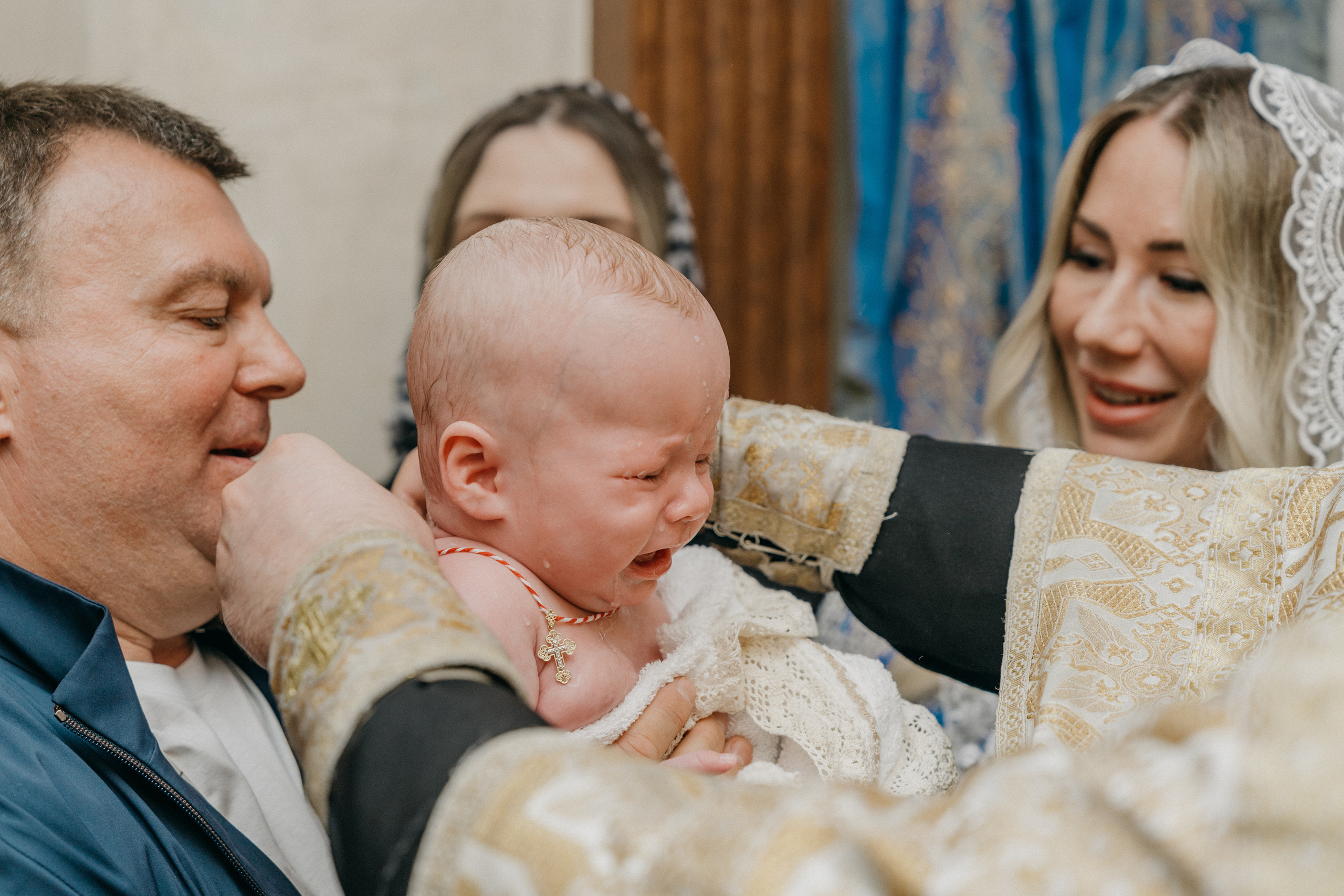 Крещение Марка и Майи. Фотограф Никита Комаров