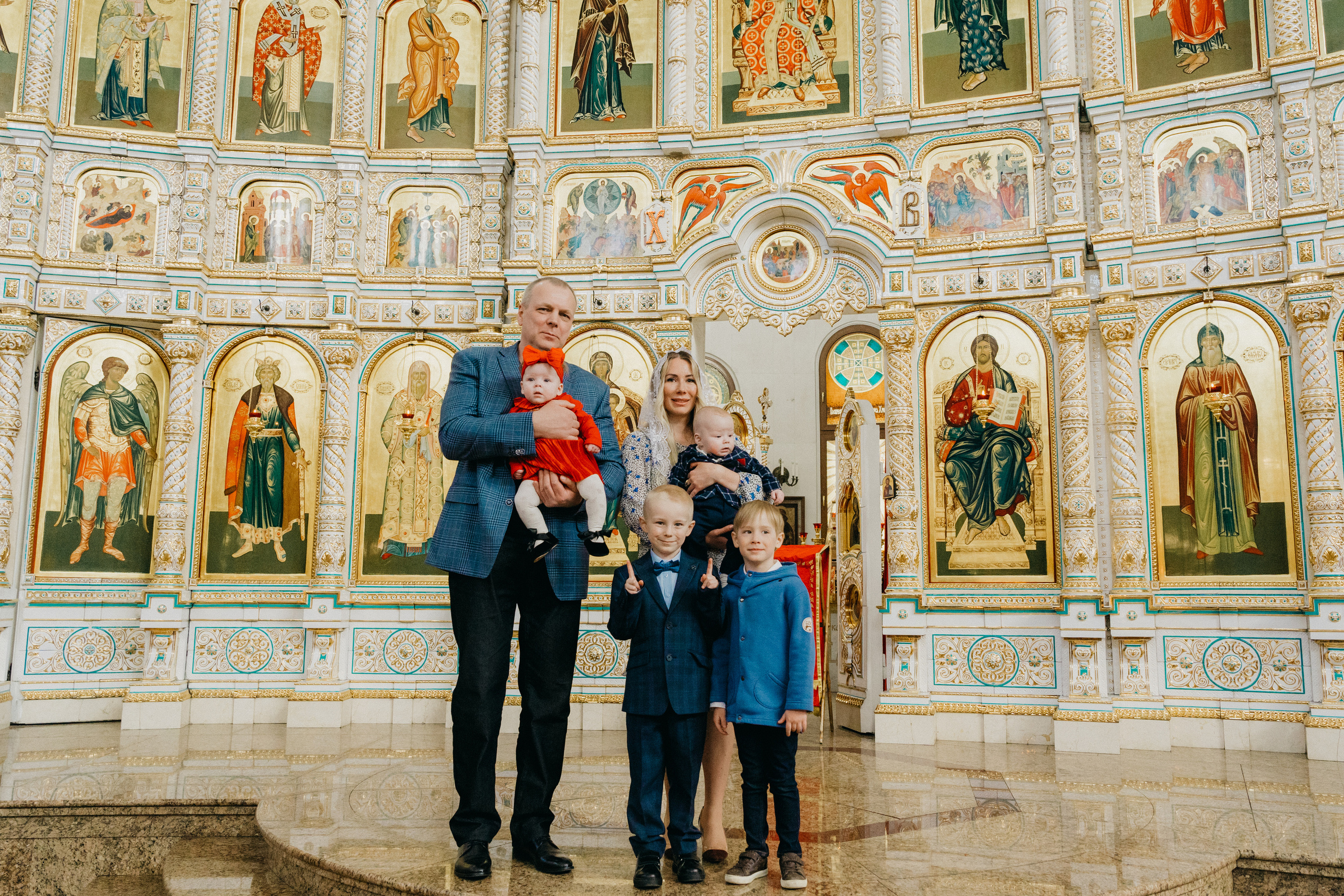 Крещение Марка и Майи. Фотограф Никита Комаров