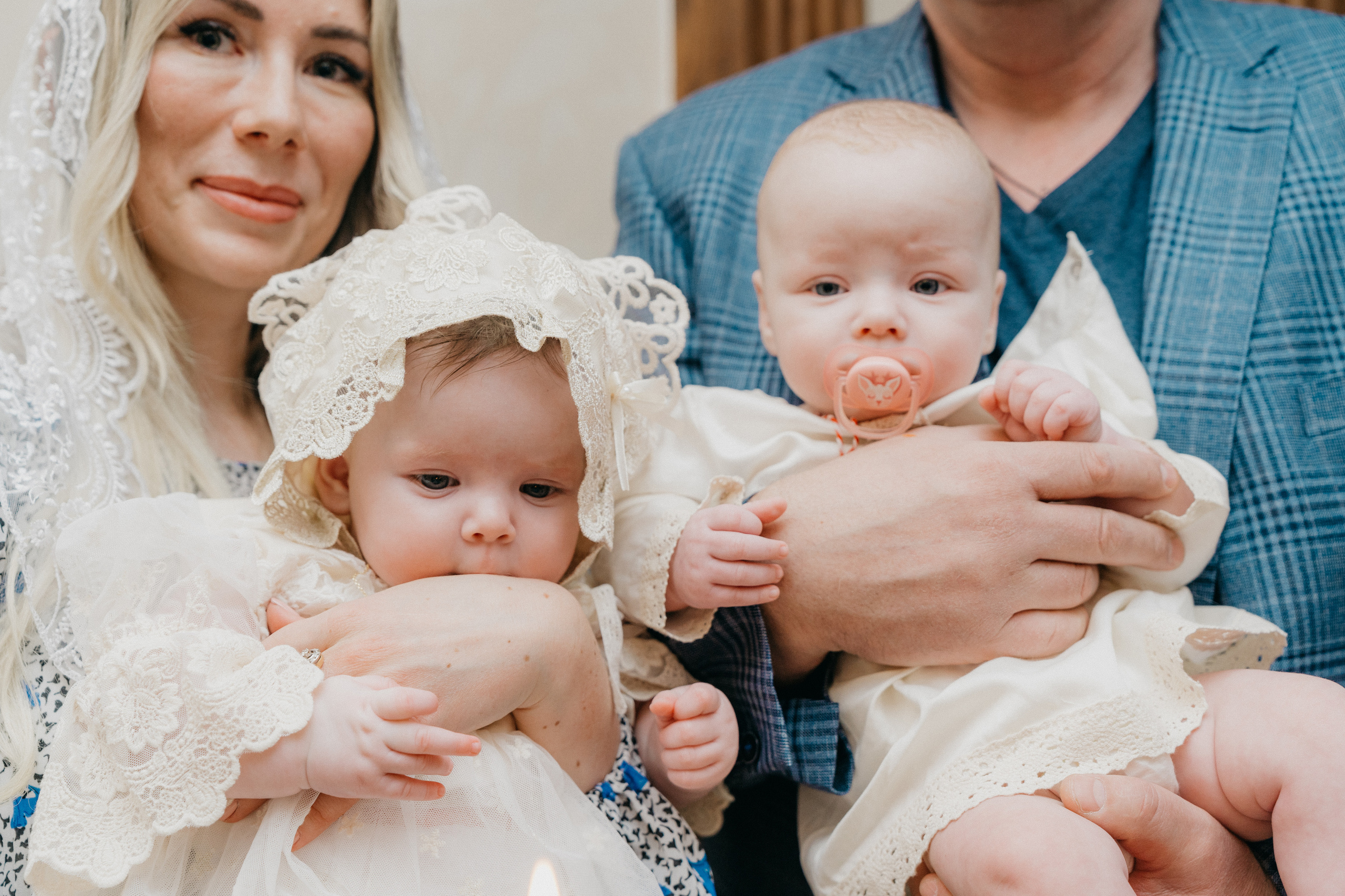 Крещение Марка и Майи. Фотограф Никита Комаров