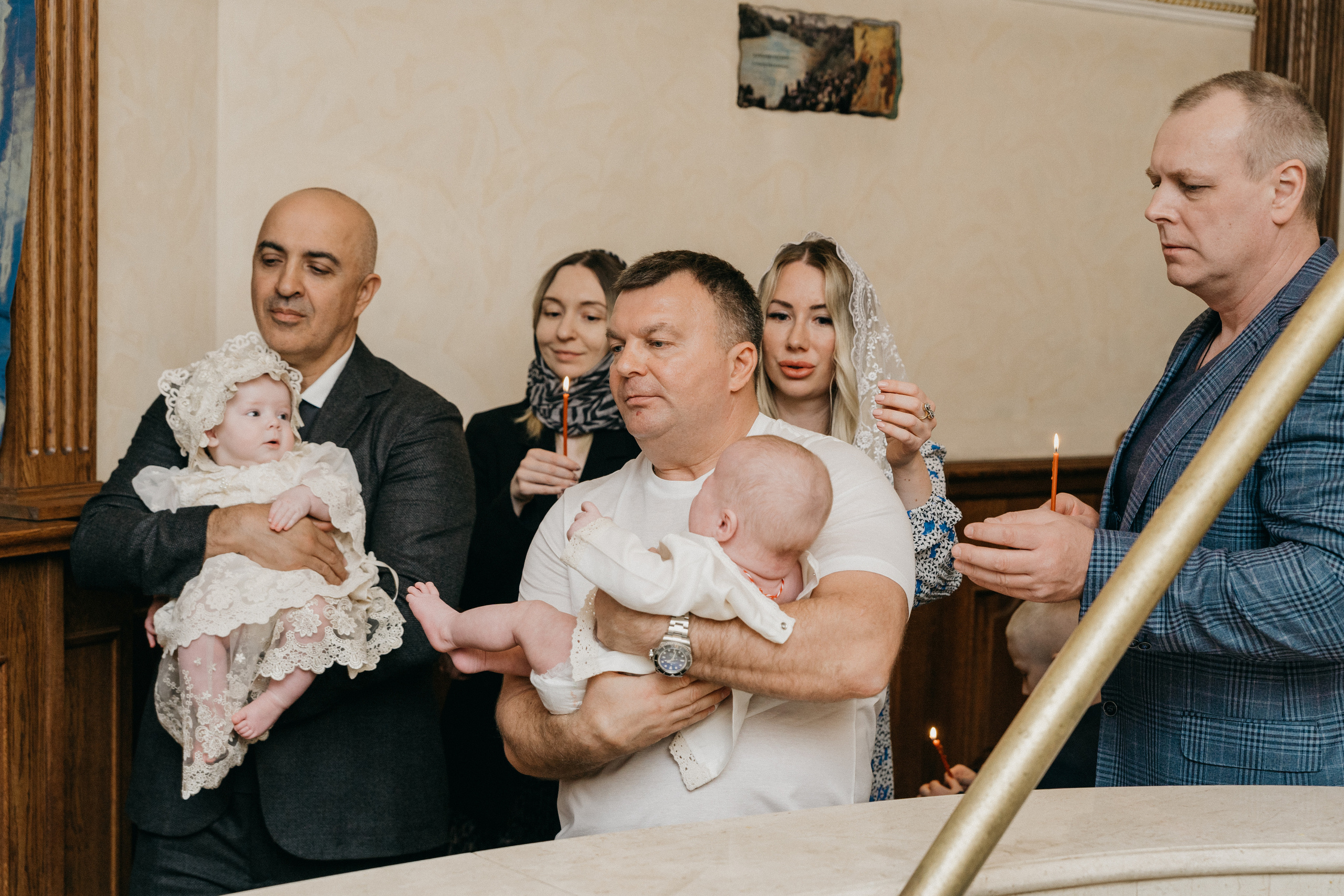 Крещение Марка и Майи. Фотограф Никита Комаров