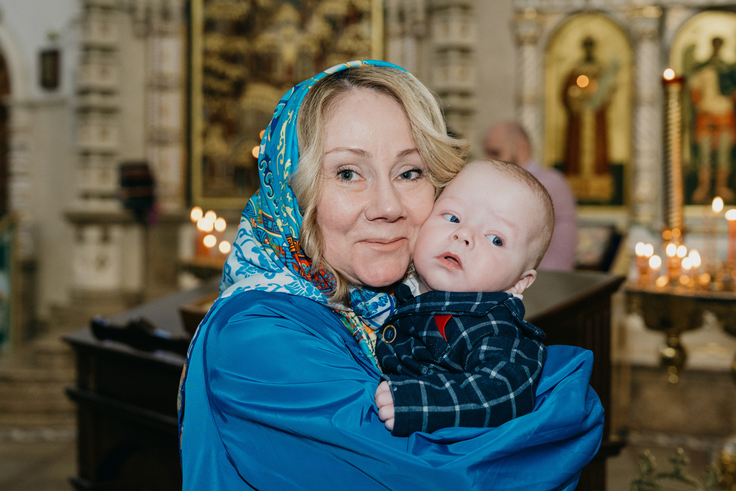 Крещение Марка и Майи. Фотограф Никита Комаров