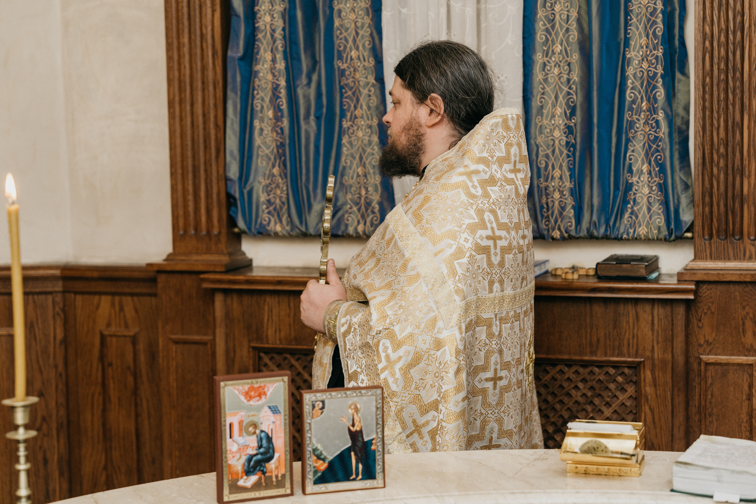 Крещение Марка и Майи. Фотограф Никита Комаров