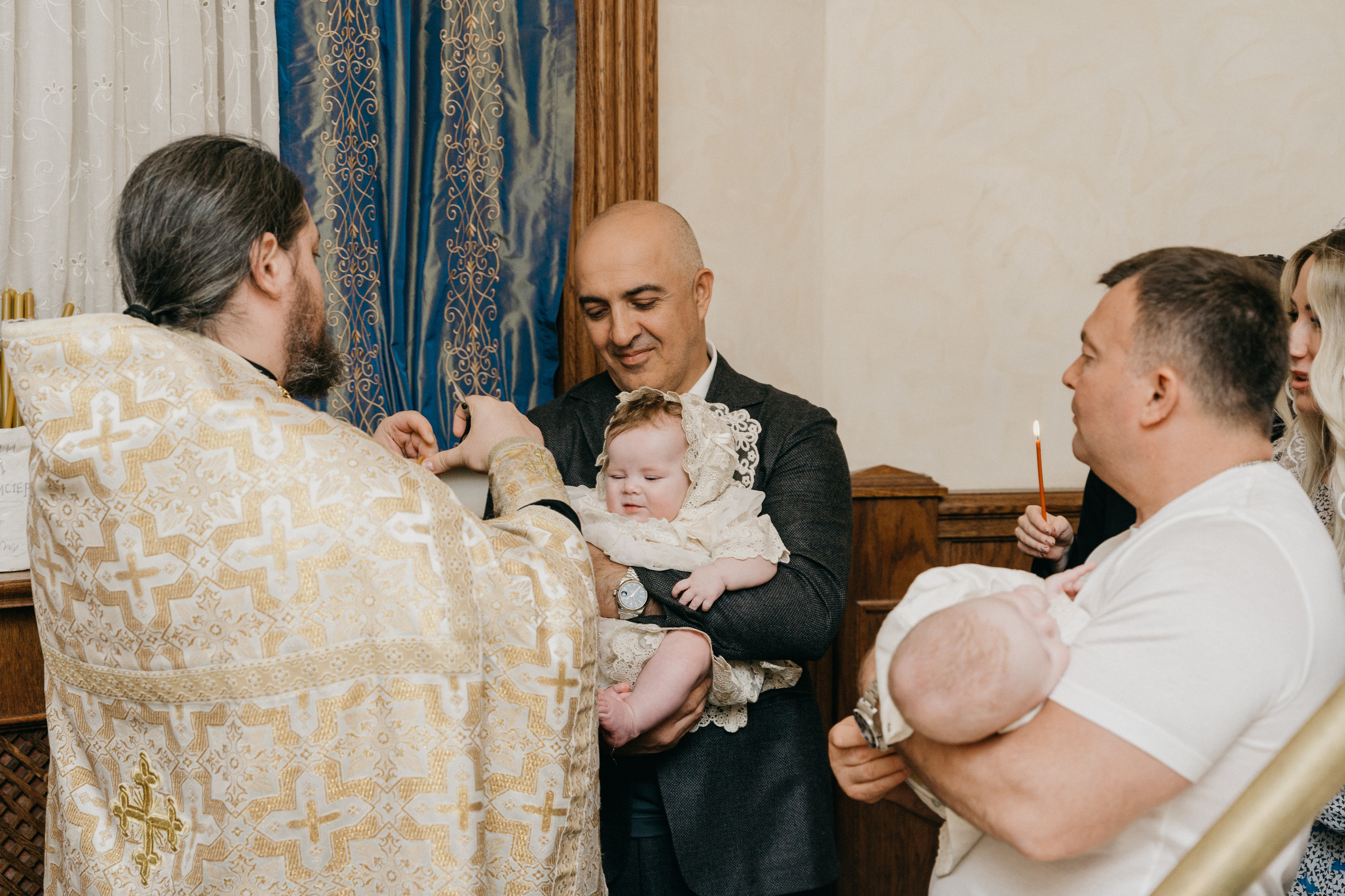 Крещение Марка и Майи. Фотограф Никита Комаров