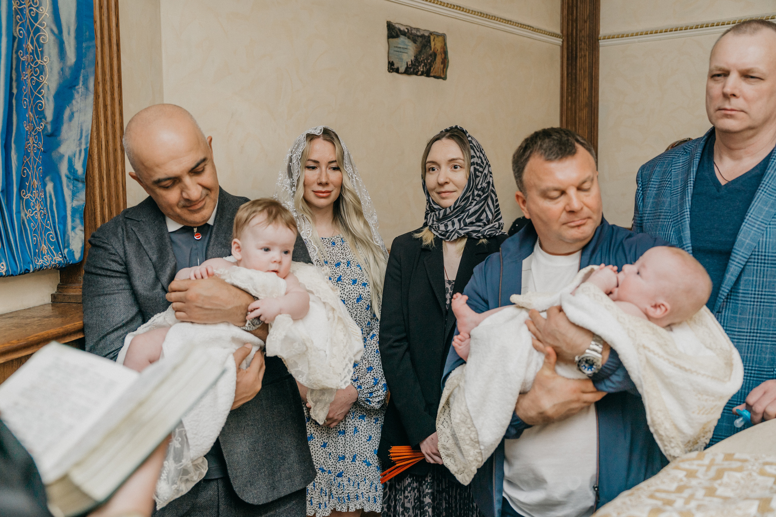 Крещение Марка и Майи. Фотограф Никита Комаров