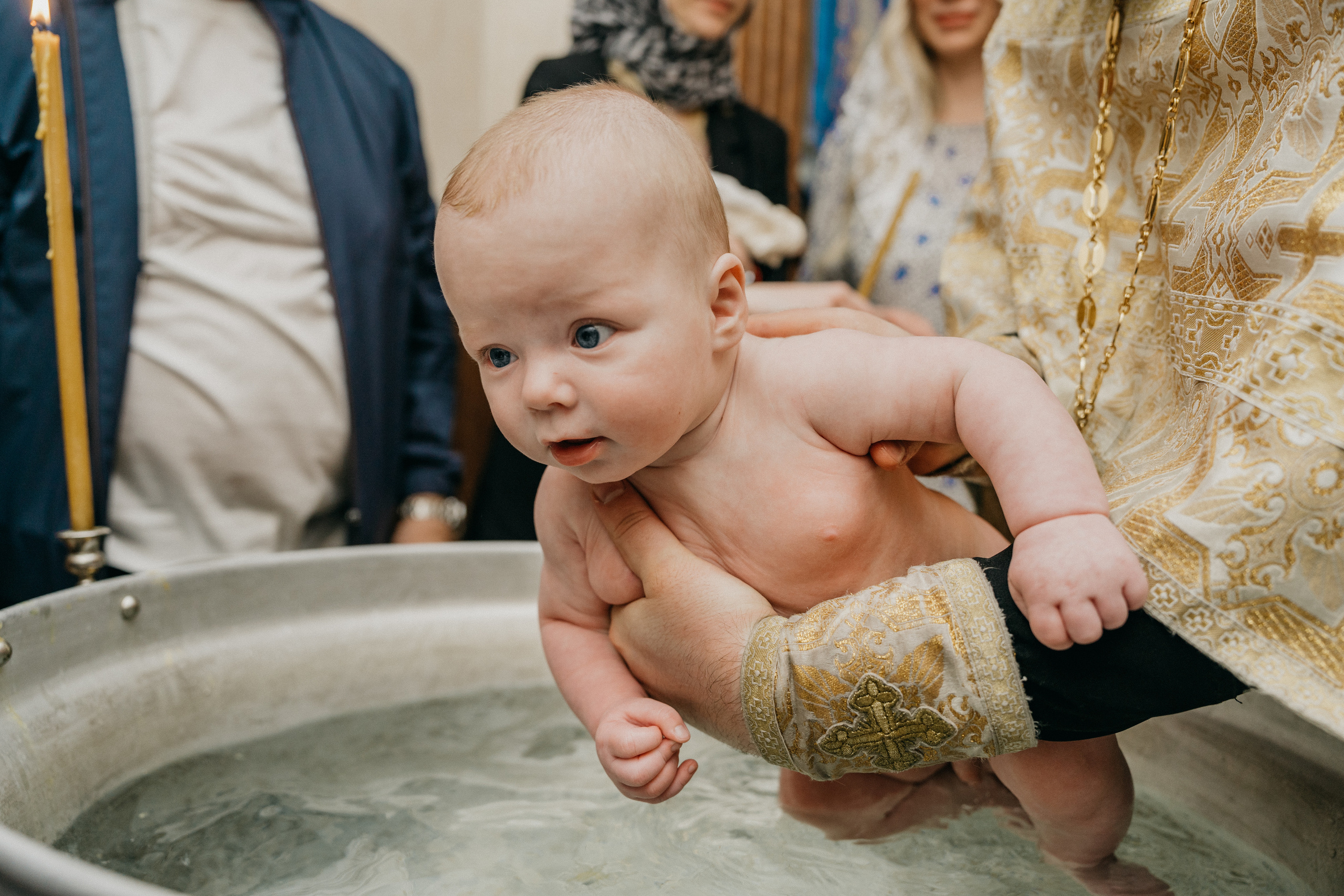 Крещение Марка и Майи. Фотограф Никита Комаров