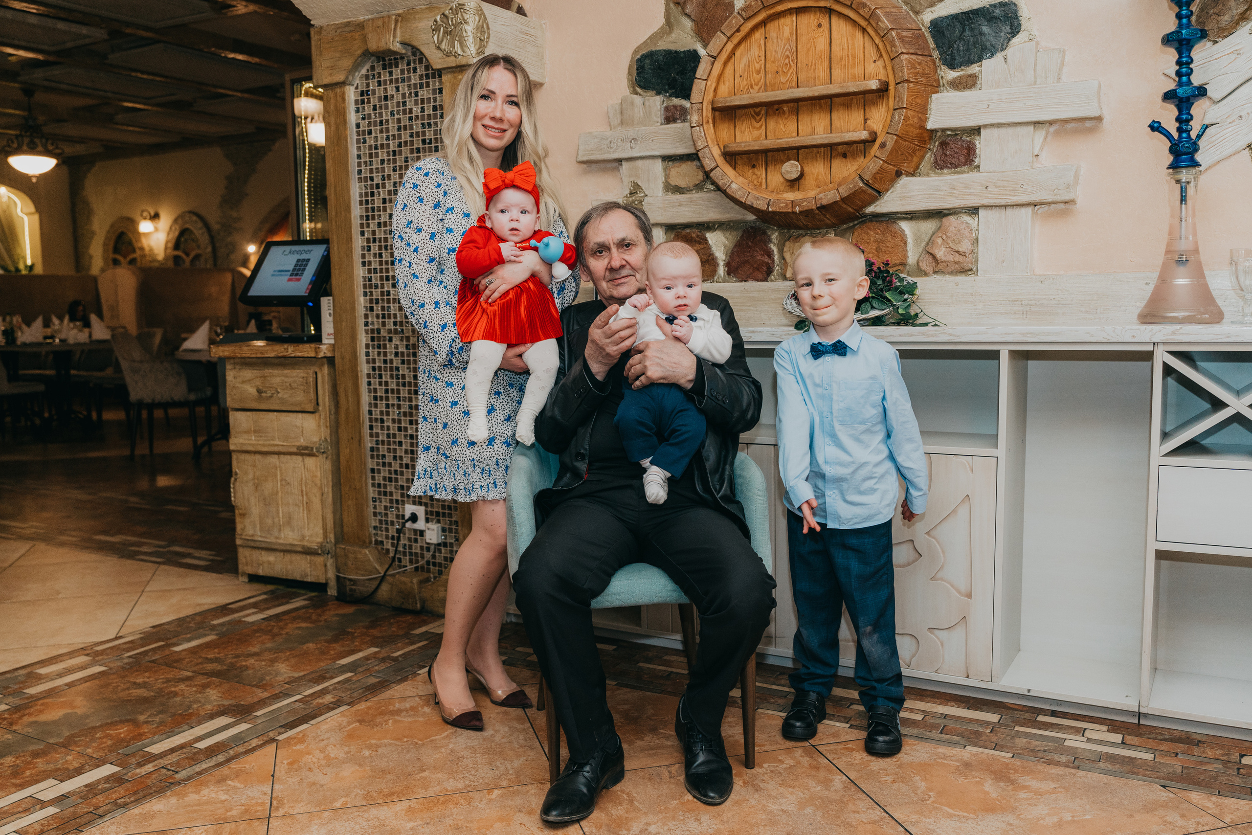 Крещение Марка и Майи. Фотограф Никита Комаров