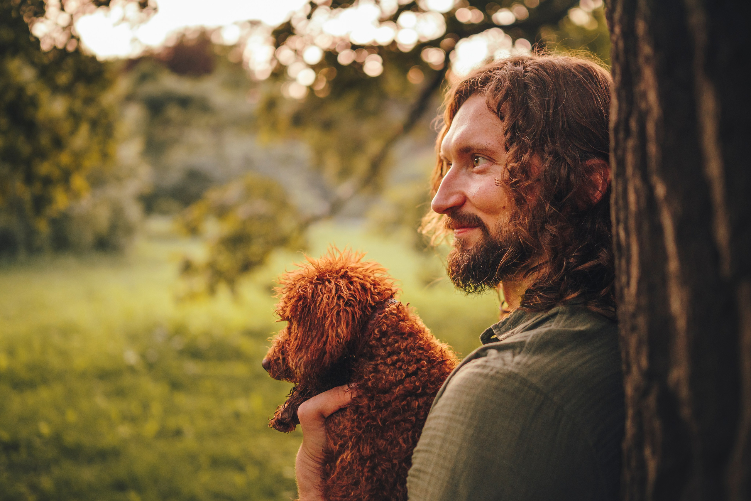 Марина, Тарас и Хагрид. Семейный фотограф анималист Ананьева Мария — Москва