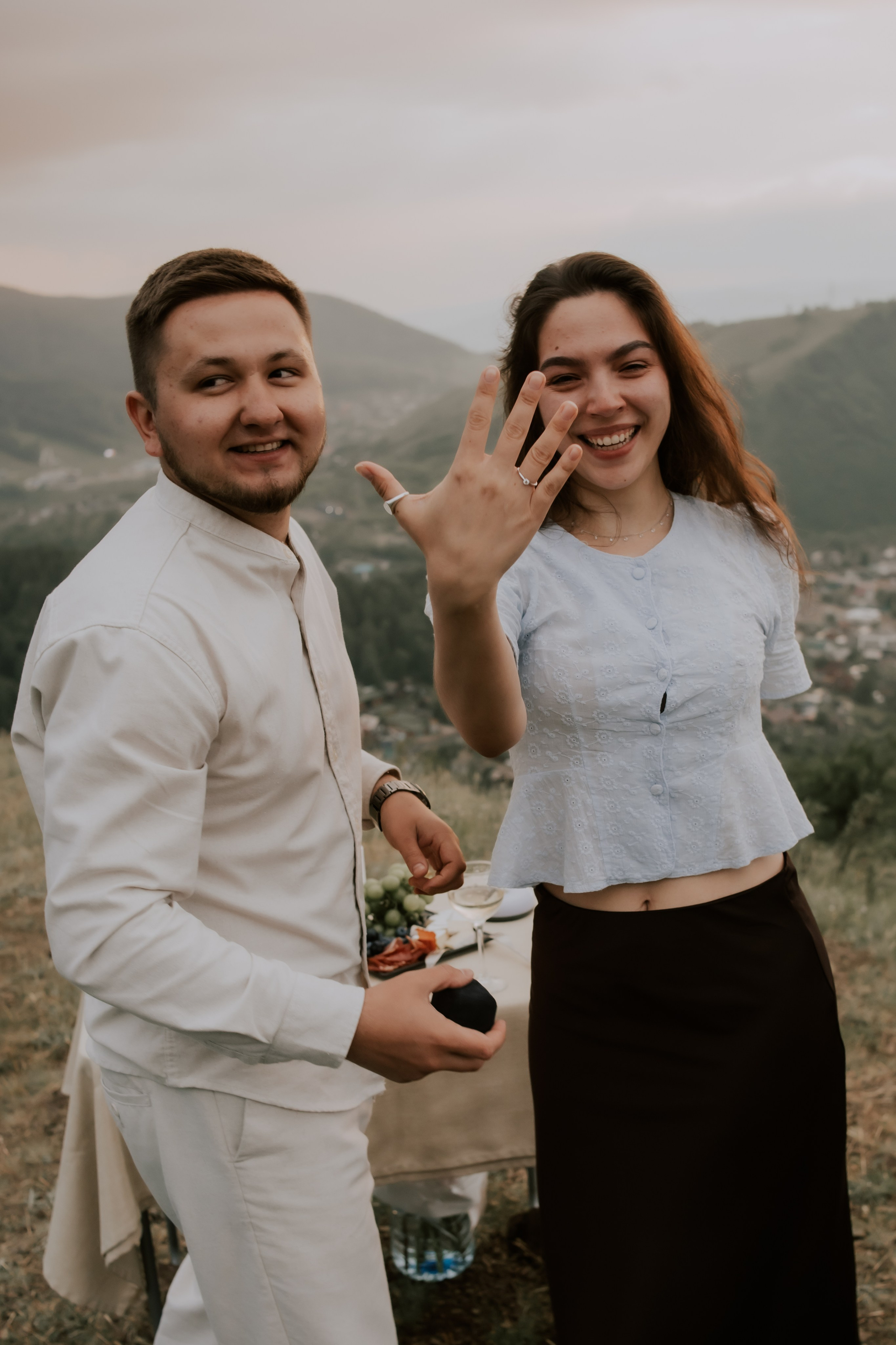 Максим и Юлия. Предложение. Фотограф Регина Крикунова г. Красноярск