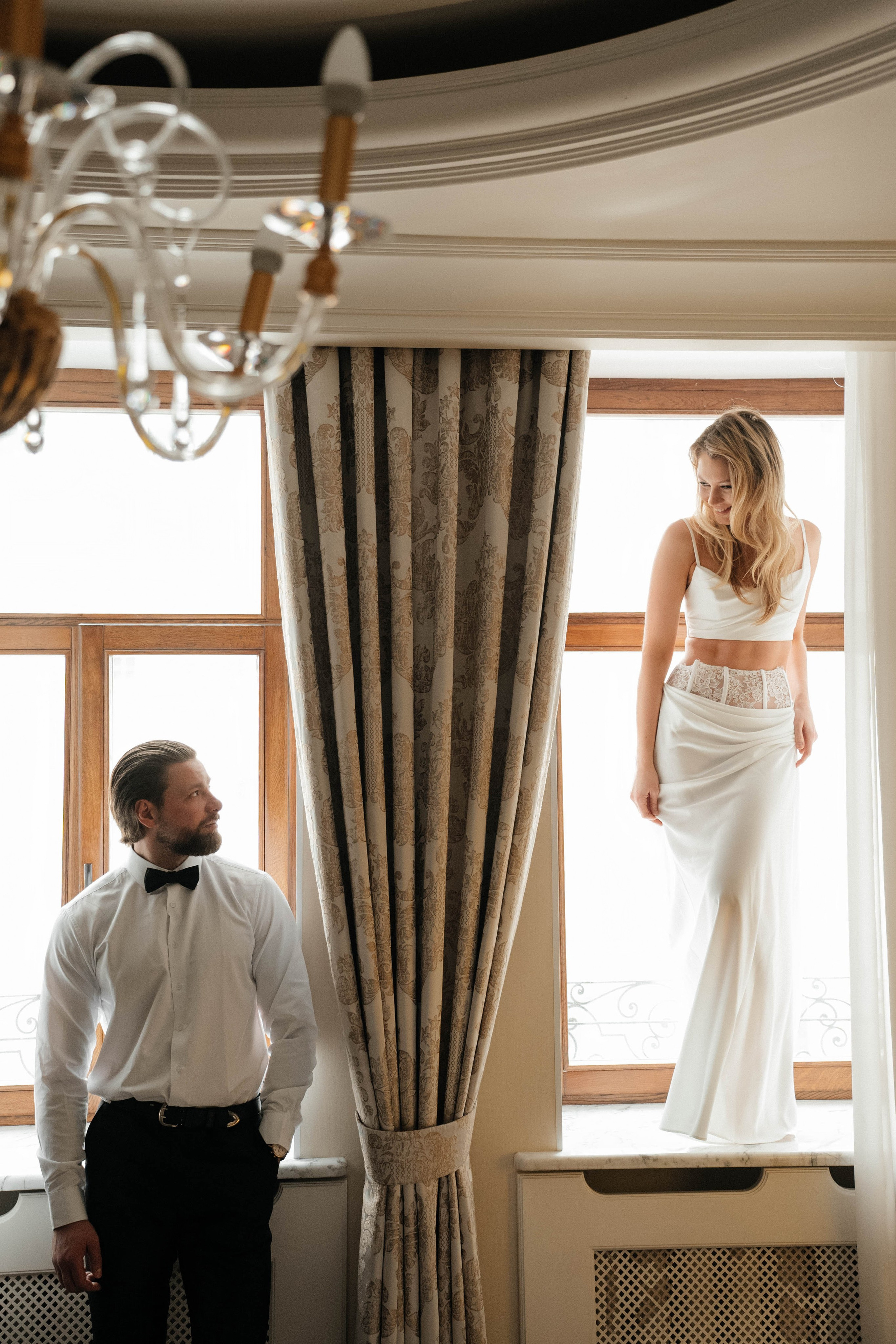 Алексей и Анастасия, творческая съемка в отеле Амбассадор. Свадебный фотограф Москва Александра Аверкова