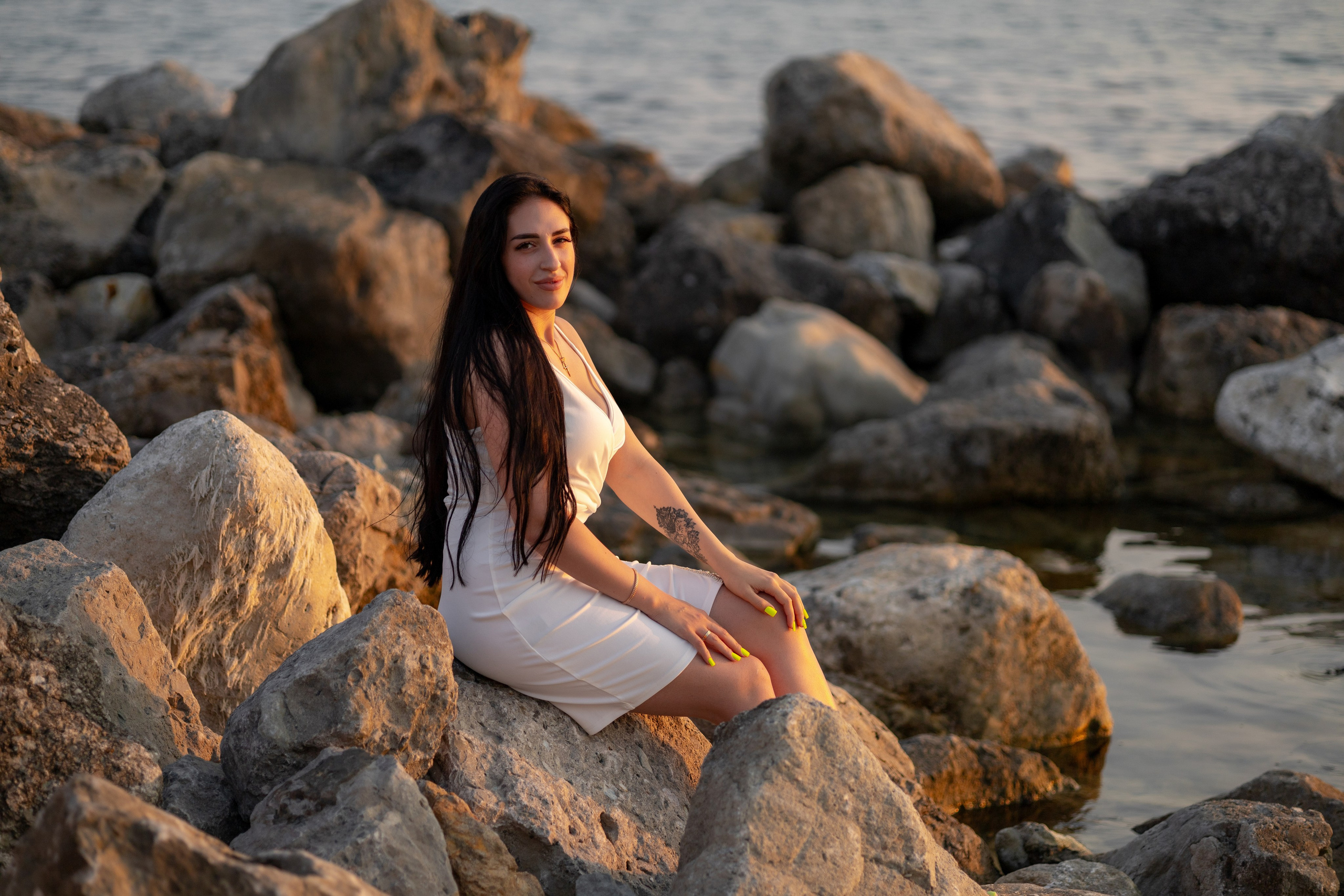 История любви на летнем закате. Семейный и портретный фотограф в Геленджике Любовь Бодрова