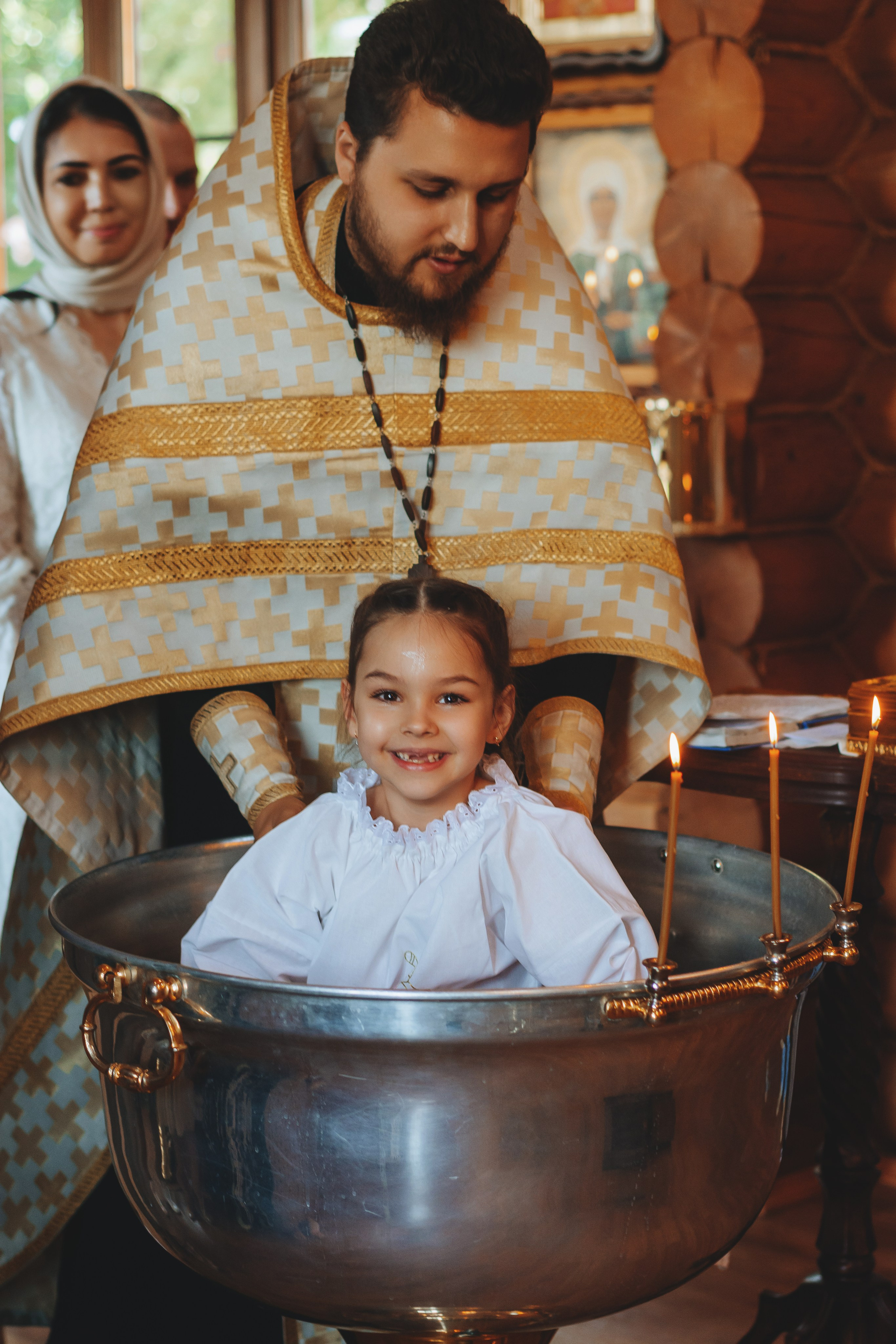 Фотосессия крещения Елизаветы. Семейный и детский фотограф Кущ Наташа