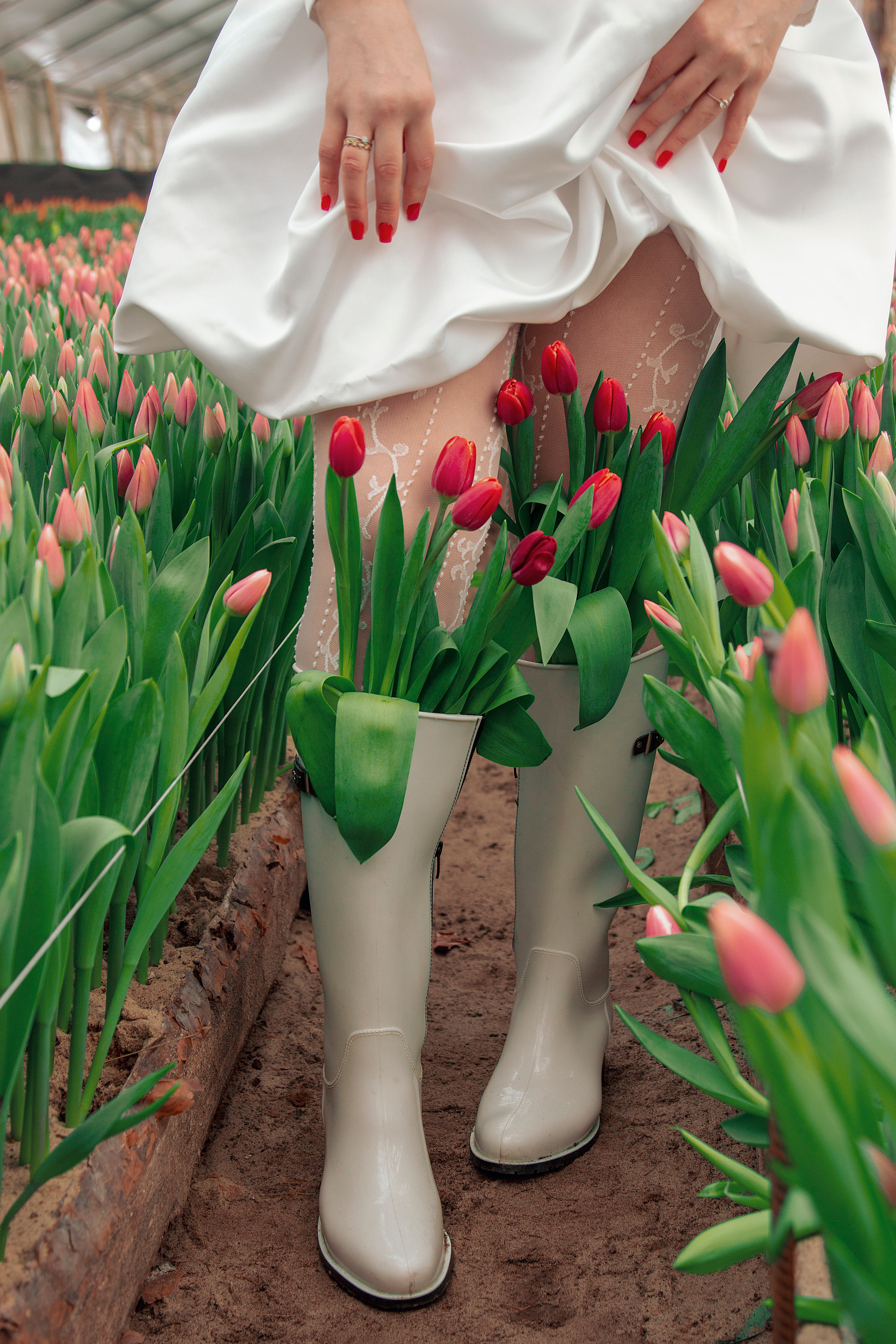Света в тюльпанах. Фотограф Ольга Бобб Нижний Новгород