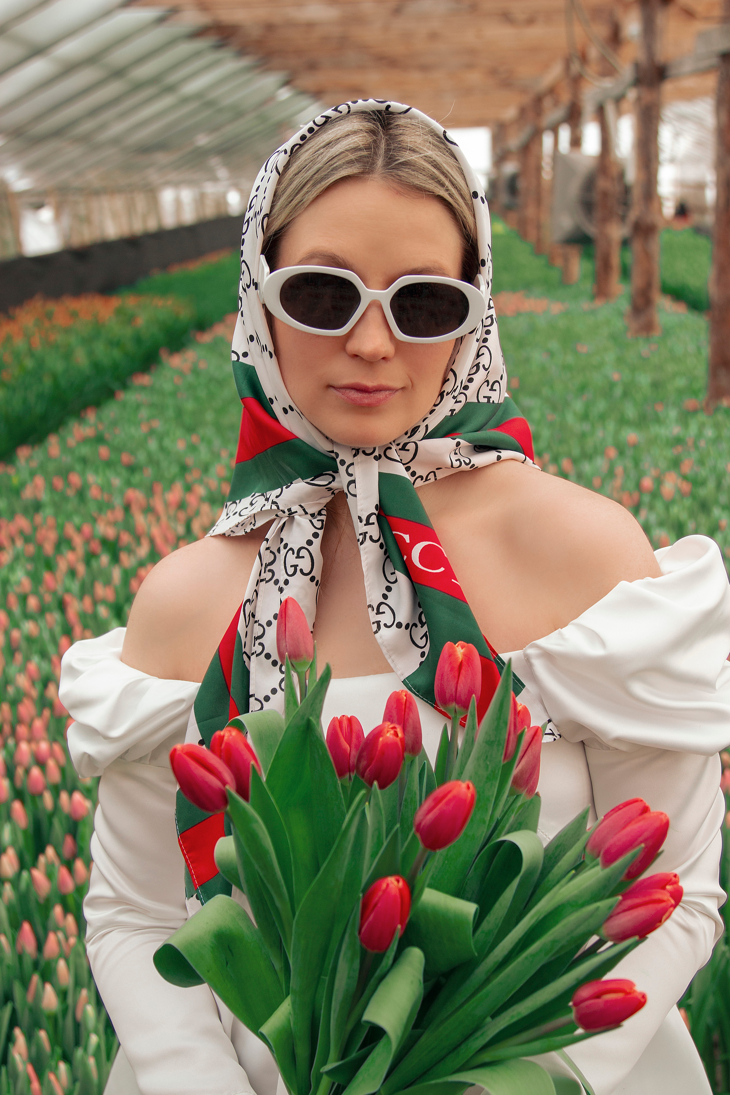 Света в тюльпанах. Фотограф Ольга Бобб Нижний Новгород