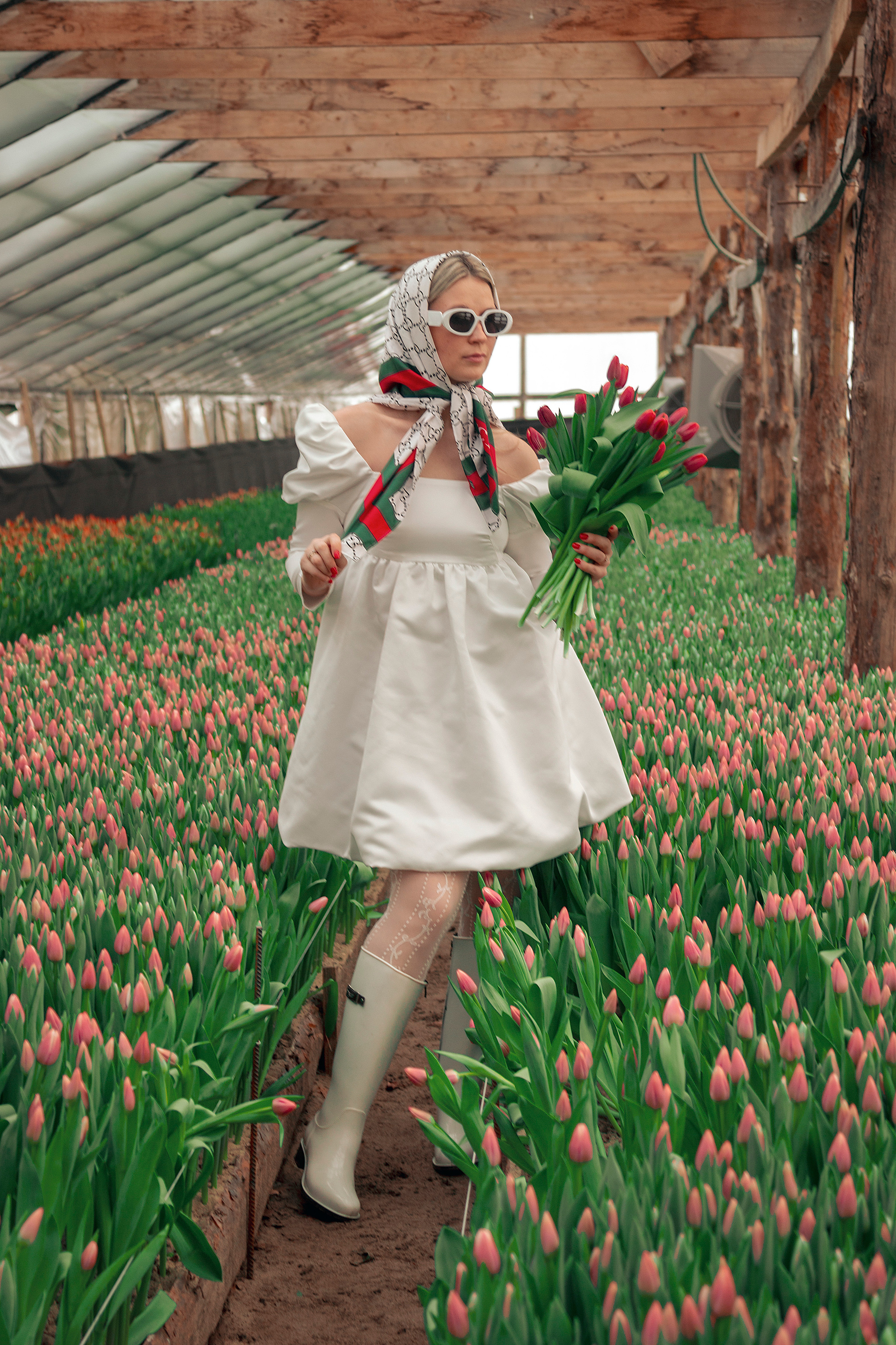 Света в тюльпанах. Фотограф Ольга Бобб Нижний Новгород