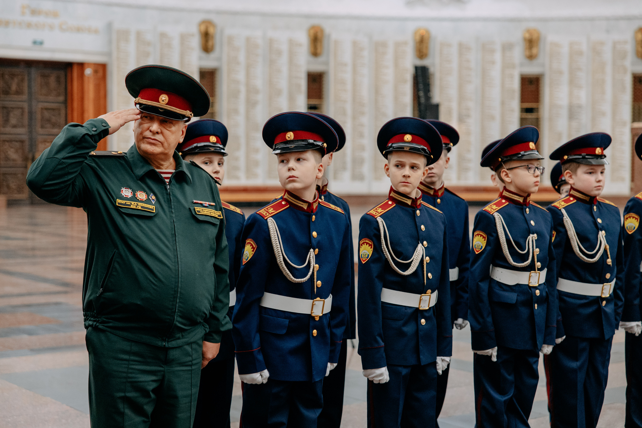 Торжественная клятва кадетов президентского училища. Фото и видео съемка. Андрей Ионов