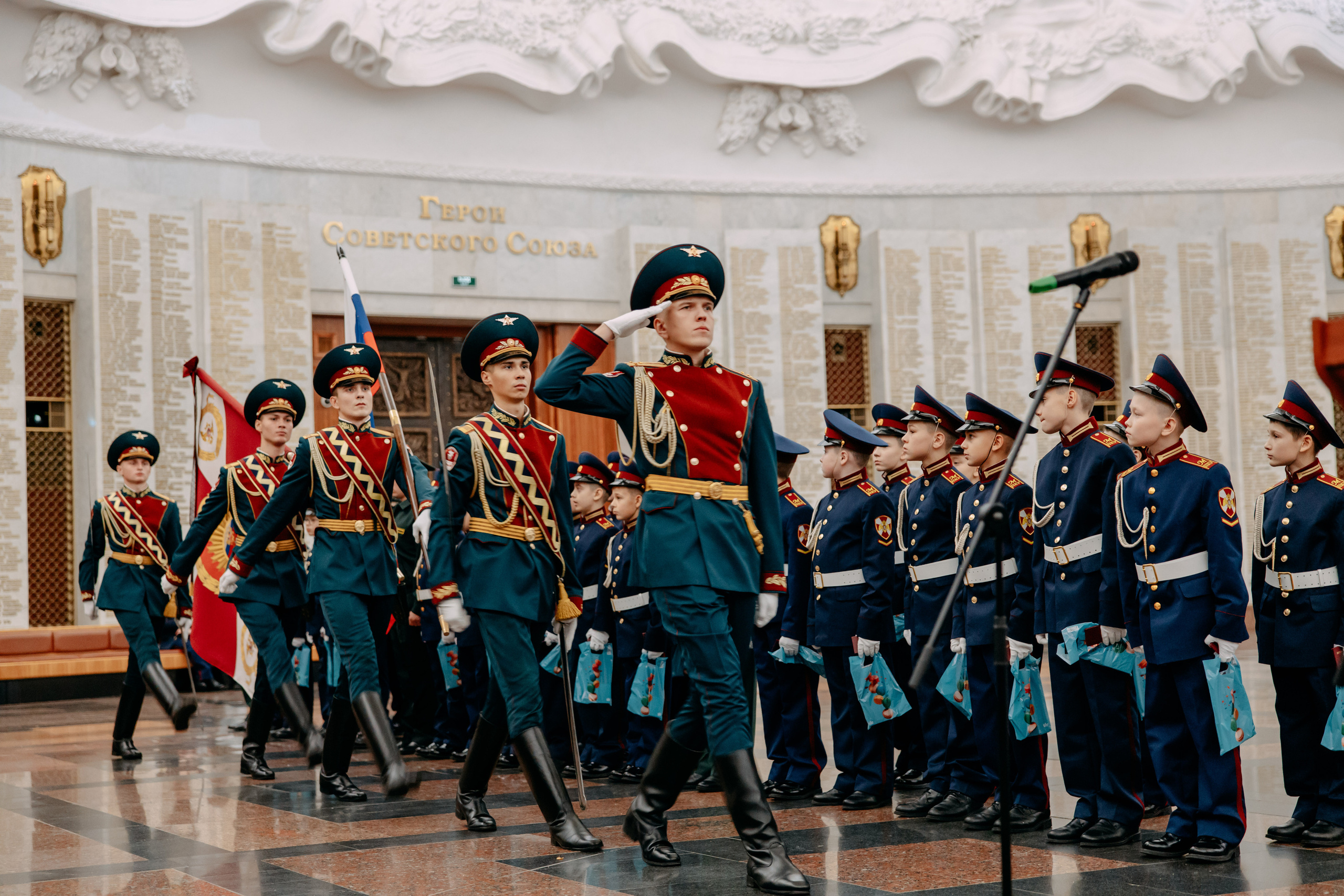 Торжественная клятва кадетов президентского училища. Фото и видео съемка. Андрей Ионов