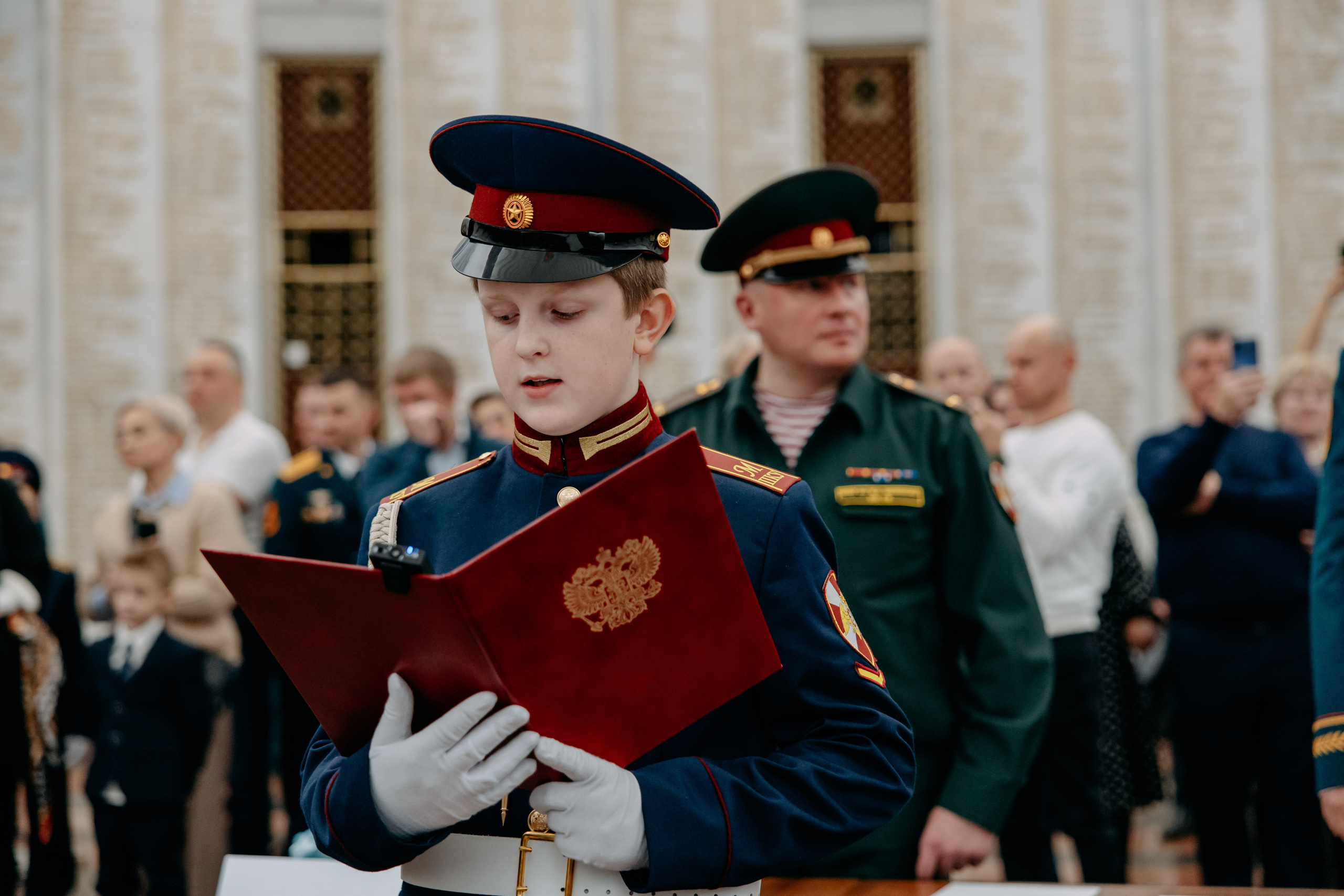 Торжественная клятва кадетов президентского училища. Фото и видео съемка. Андрей Ионов