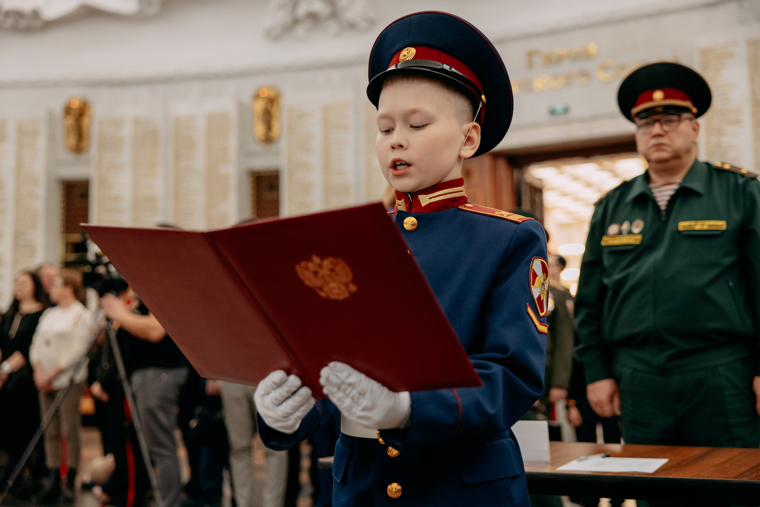 Торжественная клятва кадетов президентского училища. Фото и видео съемка. Андрей Ионов