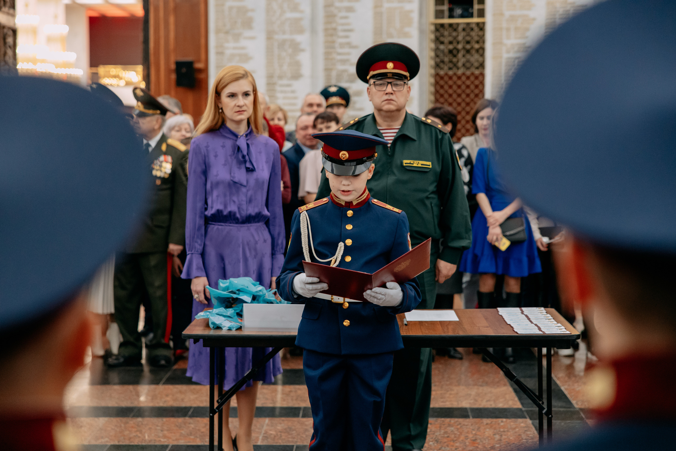 Торжественная клятва кадетов президентского училища. Фото и видео съемка. Андрей Ионов