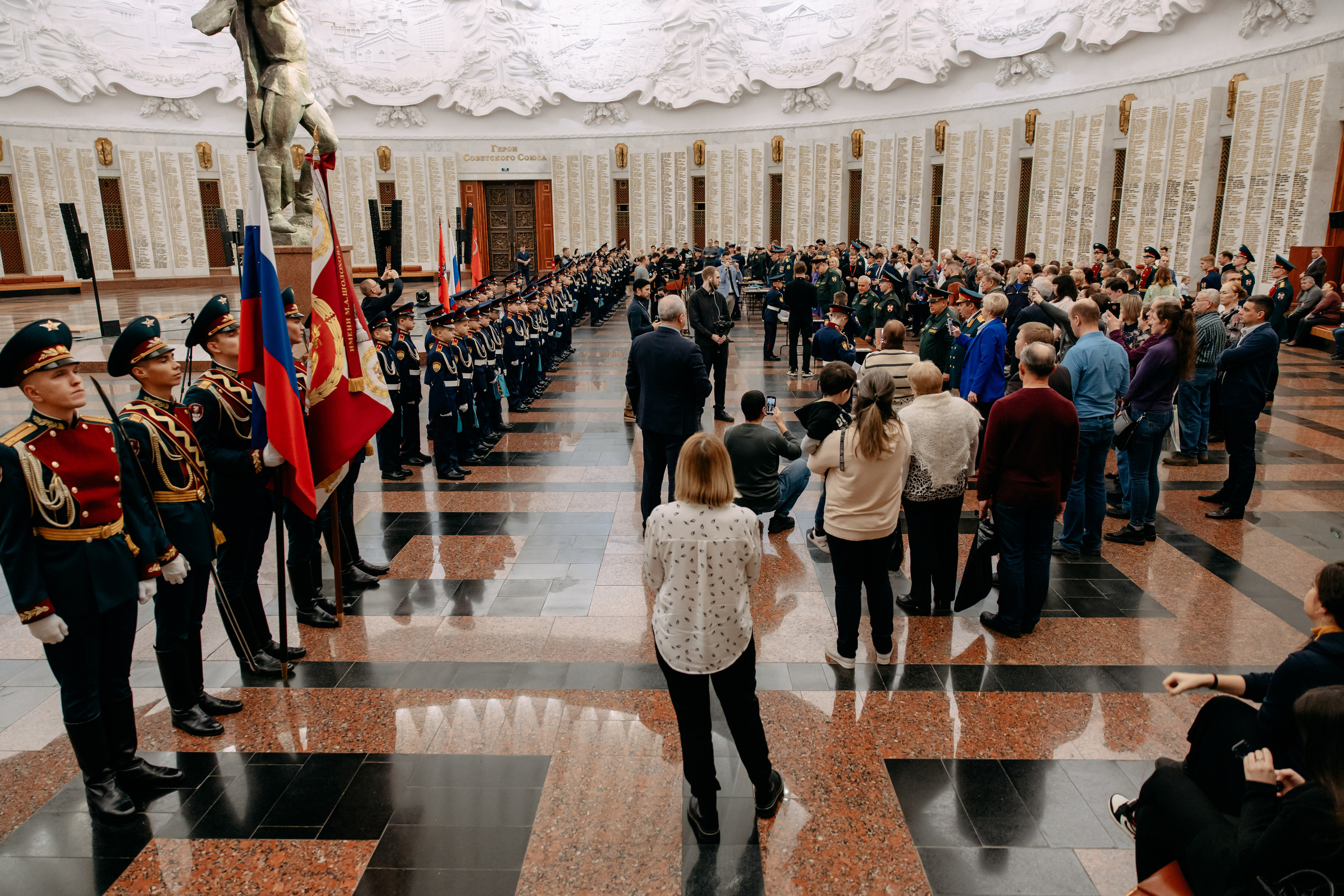 Торжественная клятва кадетов президентского училища. Фото и видео съемка. Андрей Ионов