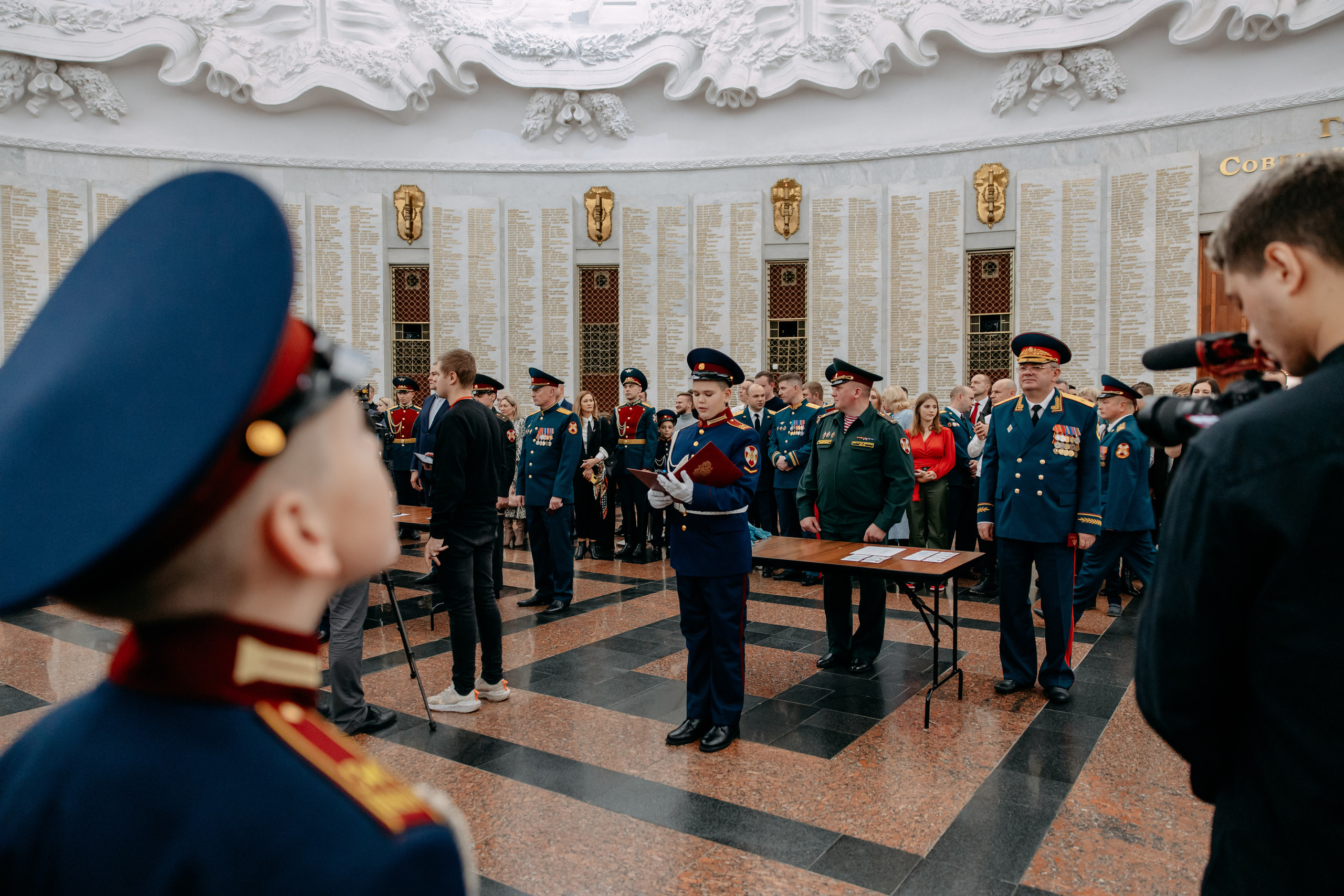 Торжественная клятва кадетов президентского училища. Фото и видео съемка. Андрей Ионов
