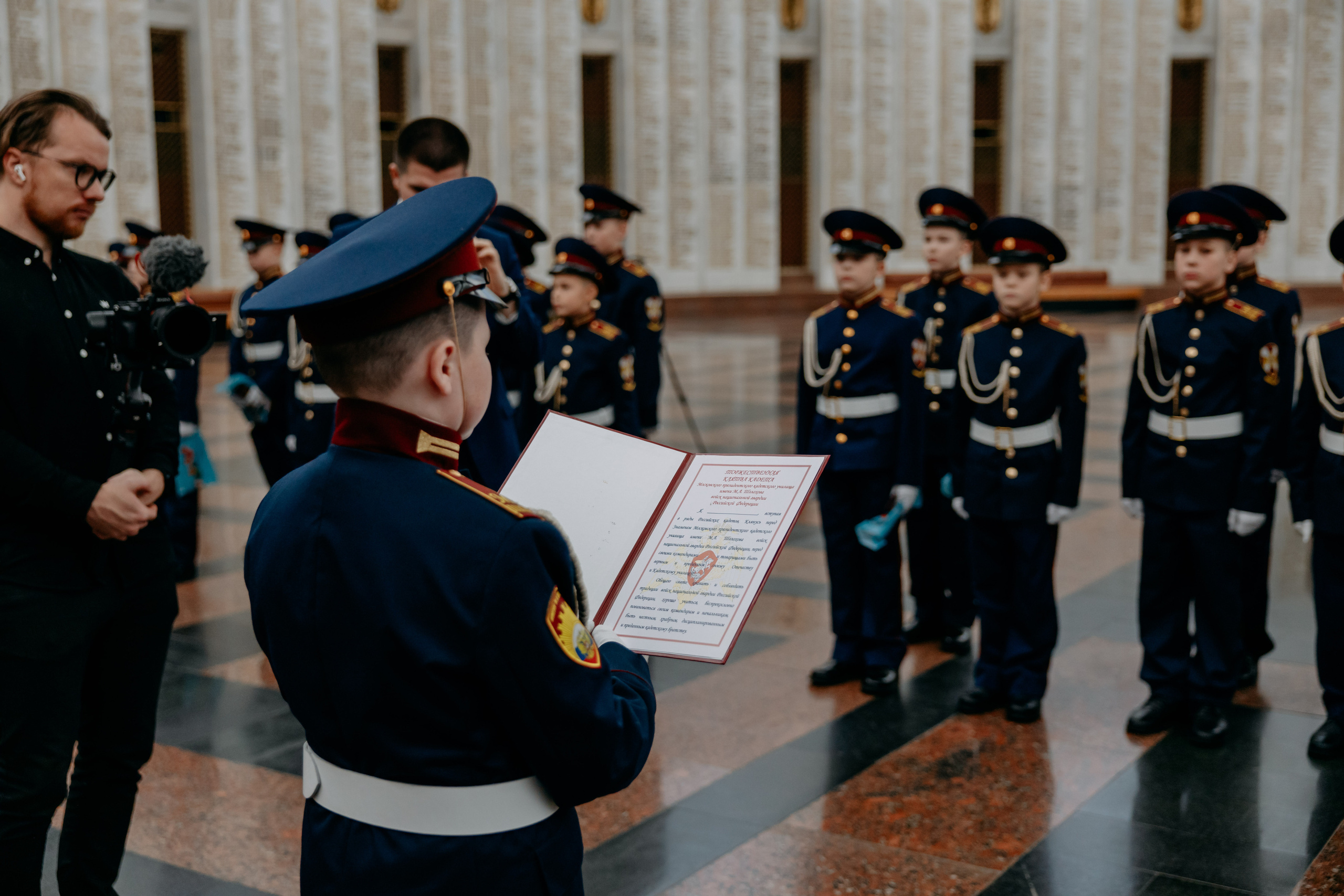 Торжественная клятва кадетов президентского училища. Фото и видео съемка. Андрей Ионов