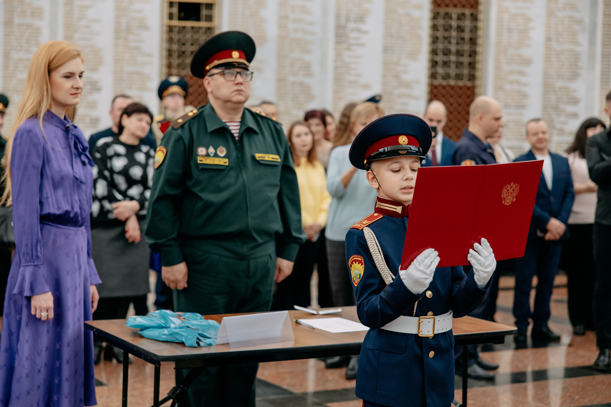 Торжественная клятва кадетов президентского училища. Фото и видео съемка. Андрей Ионов